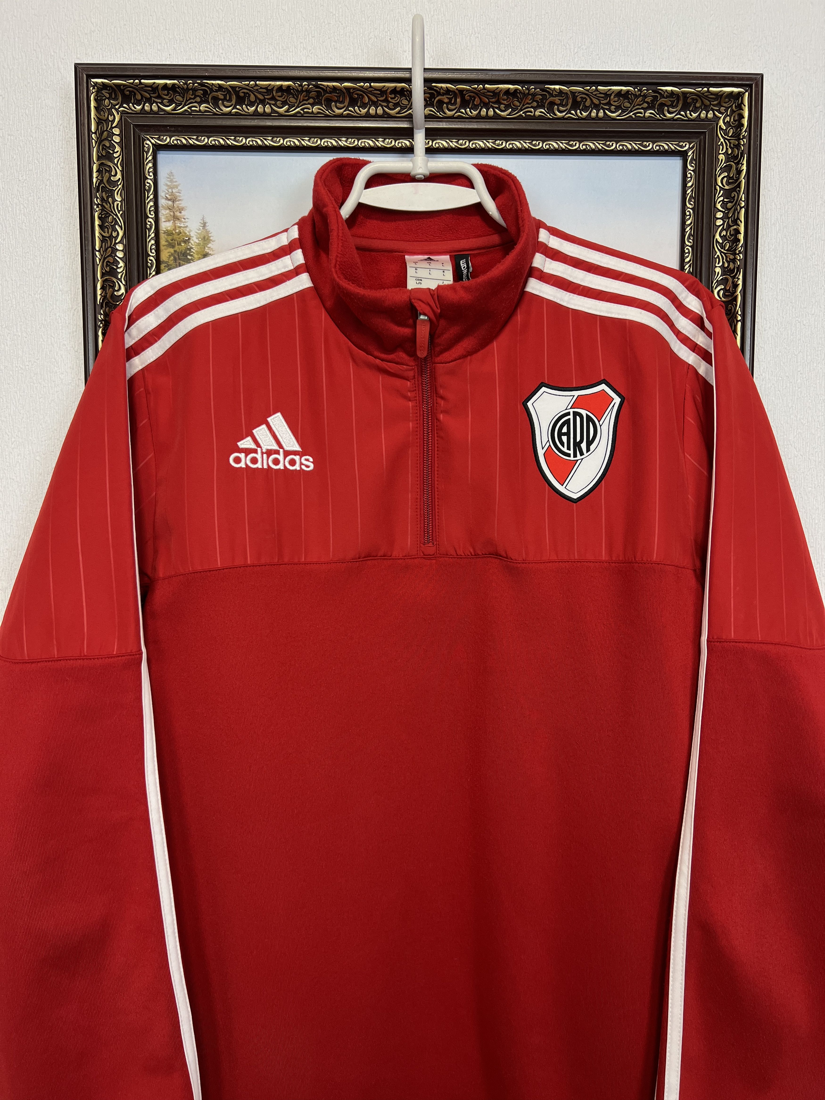 Adidas Vintage Adidas River Plate Football Jacket Soccer Track Top Size US L / EU 52-54 / 3 - 2 Thumbnail