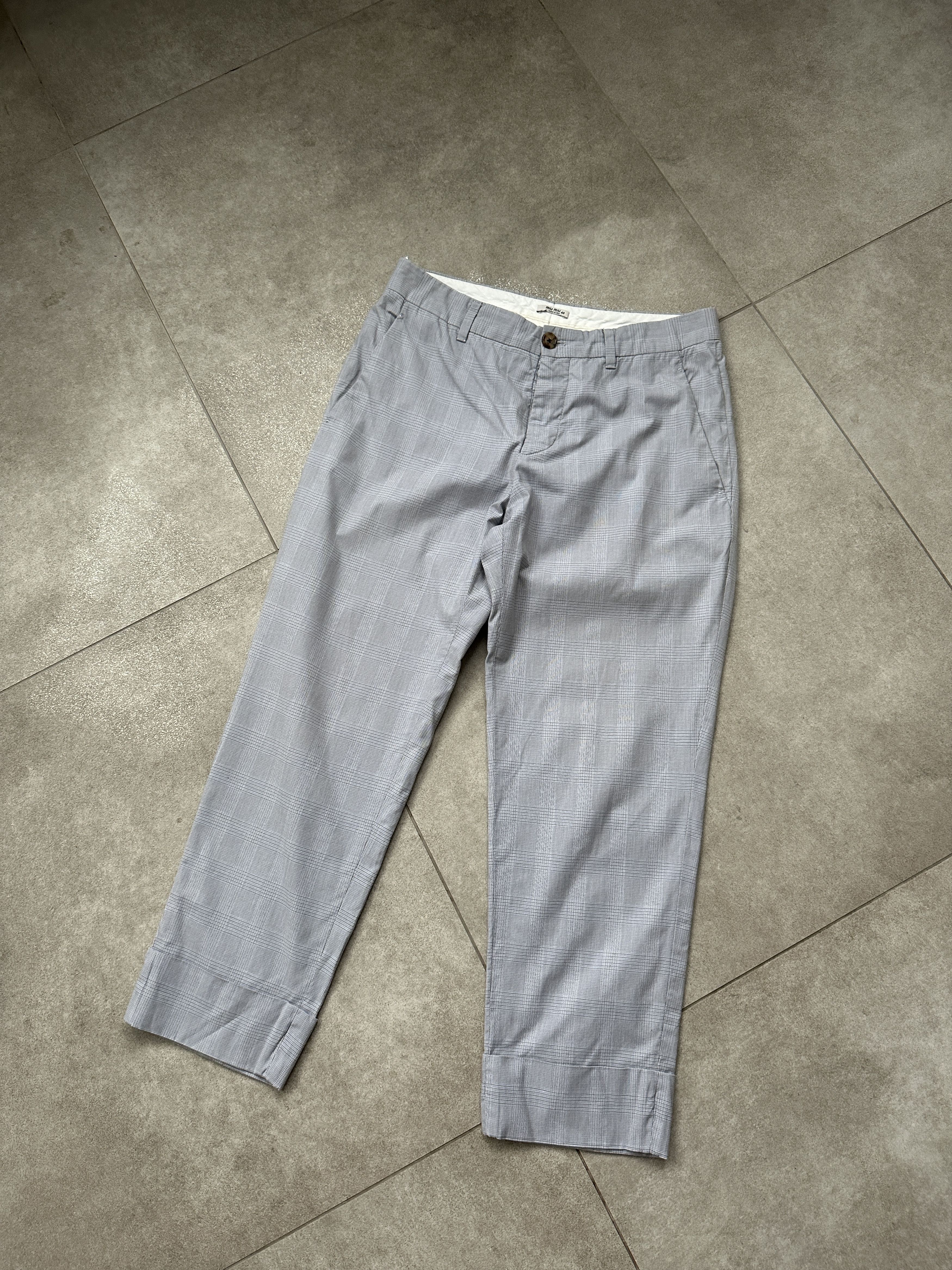 Miu Miu Miu Miu Crop Trousers Pants Size 27" / US 4 / IT 40 - 1 Thumbnail