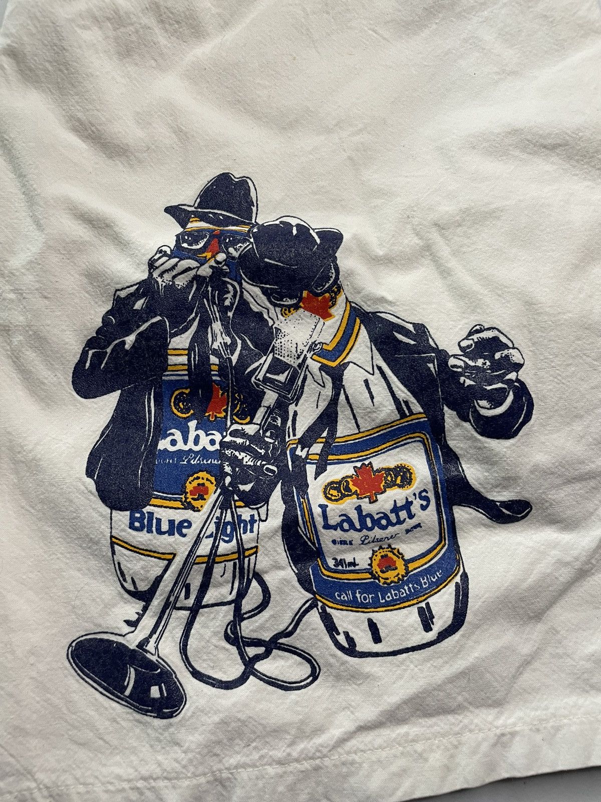 Vintage Rare Vintage Labatt's Beer Blues Brothers Promo beer Shorts Size US 31 - 3 Thumbnail