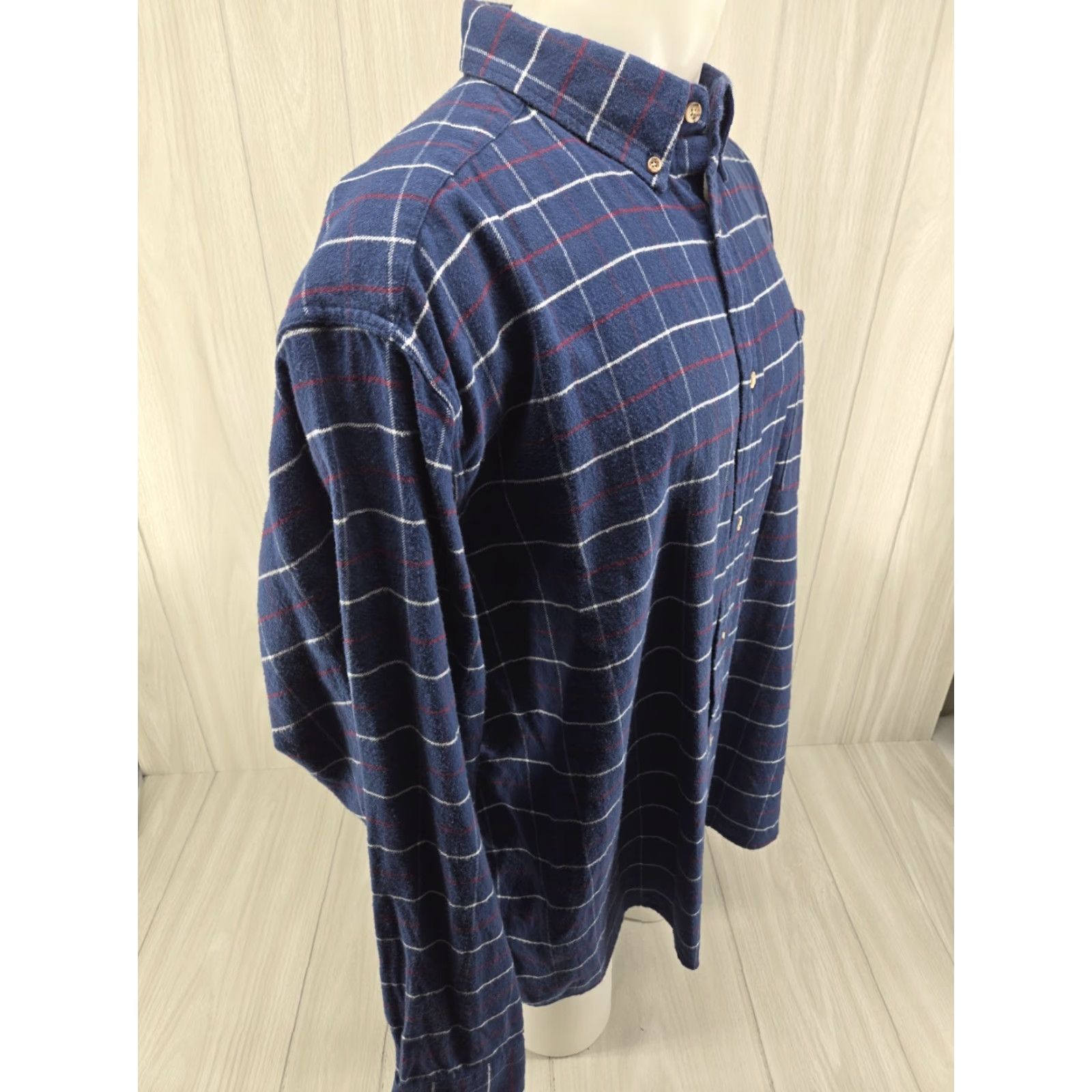 Mountain Khakis VINTAGE Mountain Khakis Shirt Mens XXL Blue Button-Up Cotton Plaid Flannel Size US XXL / EU 58 / 5 - 7 Thumbnail