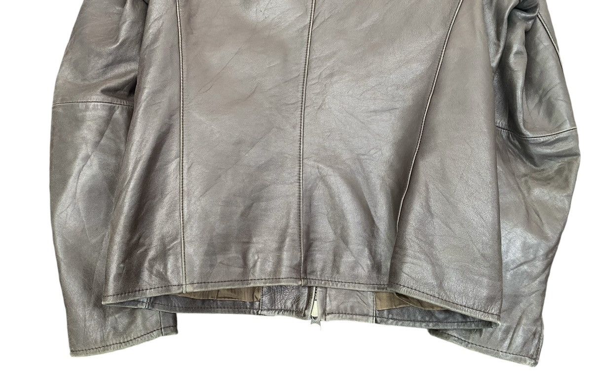 Boycott Rare🔥BOYCOTT Leather Zipper Jacket Vintage Size US S / EU 44-46 / 1 - 12 Thumbnail