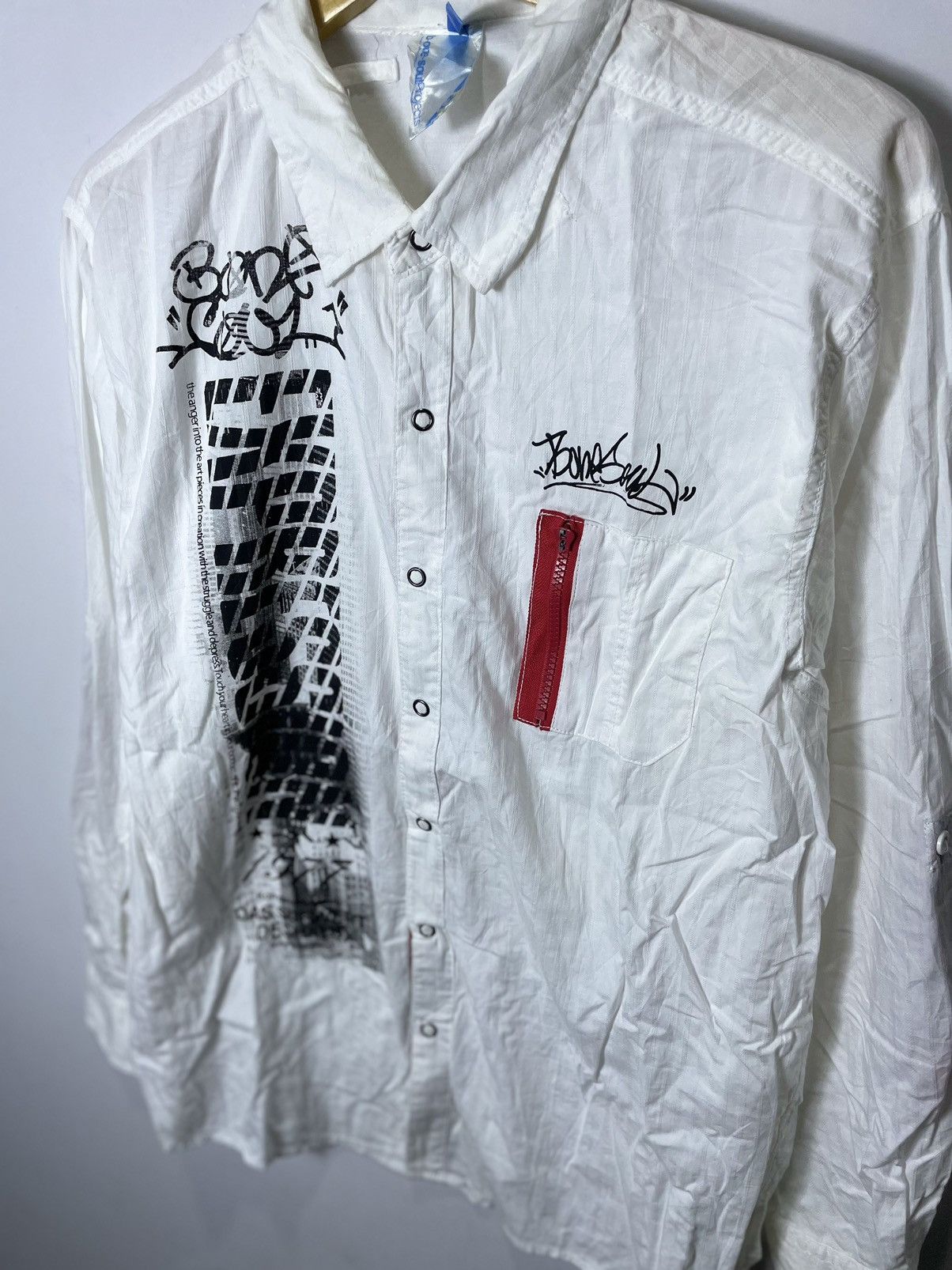 Japanese Brand Japanese B-one-soul shirt punk style Size US L / EU 52-54 / 3 - 3 Thumbnail