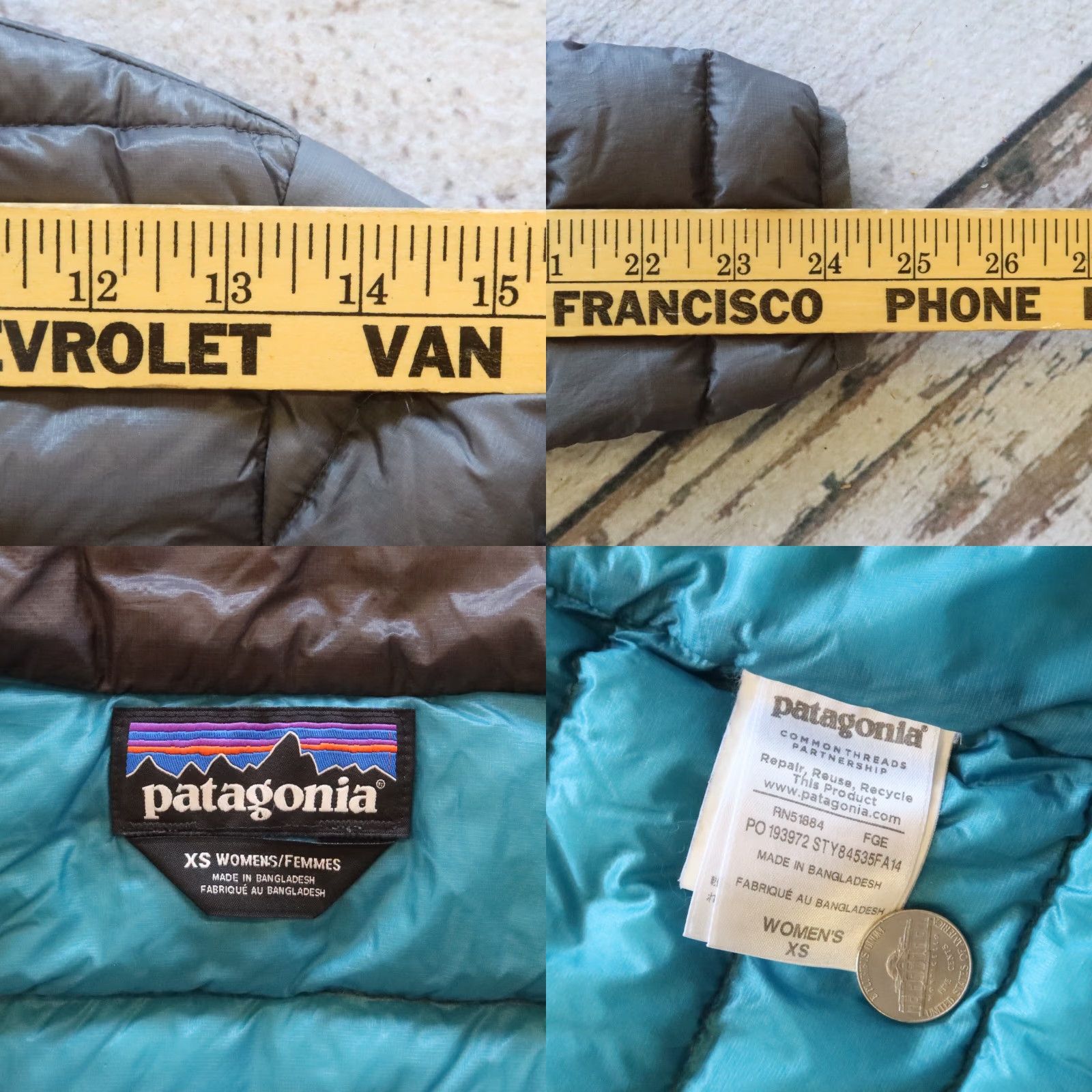 Patagonia Patagonia Puffer Jacket Womens XS Gray Size XS / US 0-2 / IT 36-38 - 8 Thumbnail