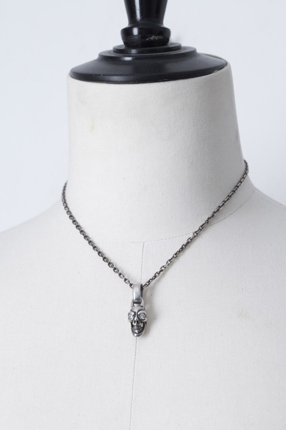 Bill Wall Leather BWL skull pendant with stones Size ONE SIZE - 6 Thumbnail