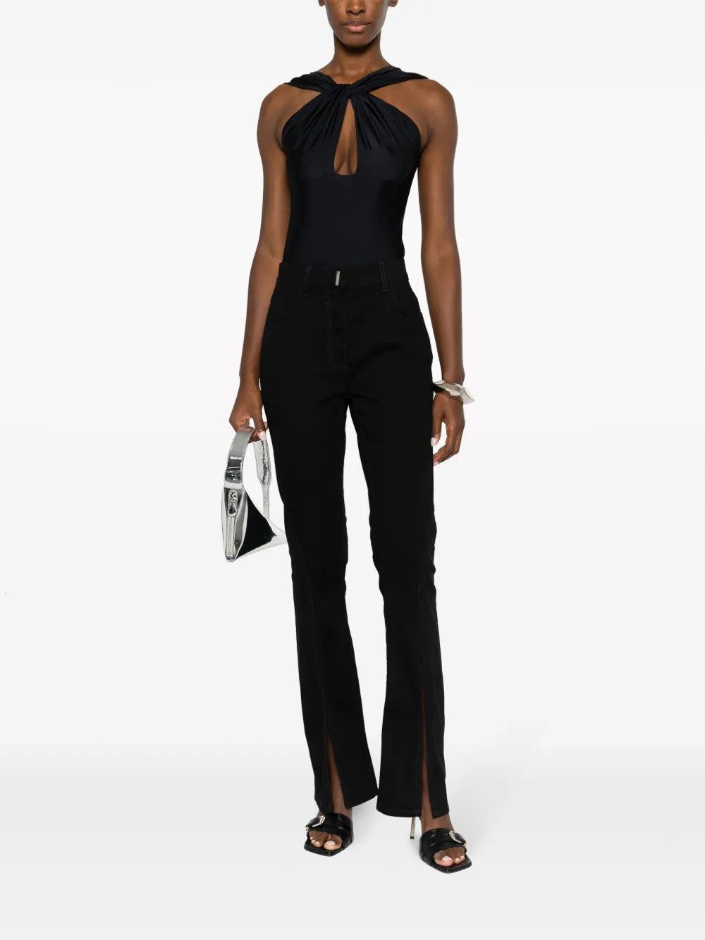 Givenchy o1y0925 Denim Pant in Black Size 24" / US 00 / IT 34 - 5 Thumbnail