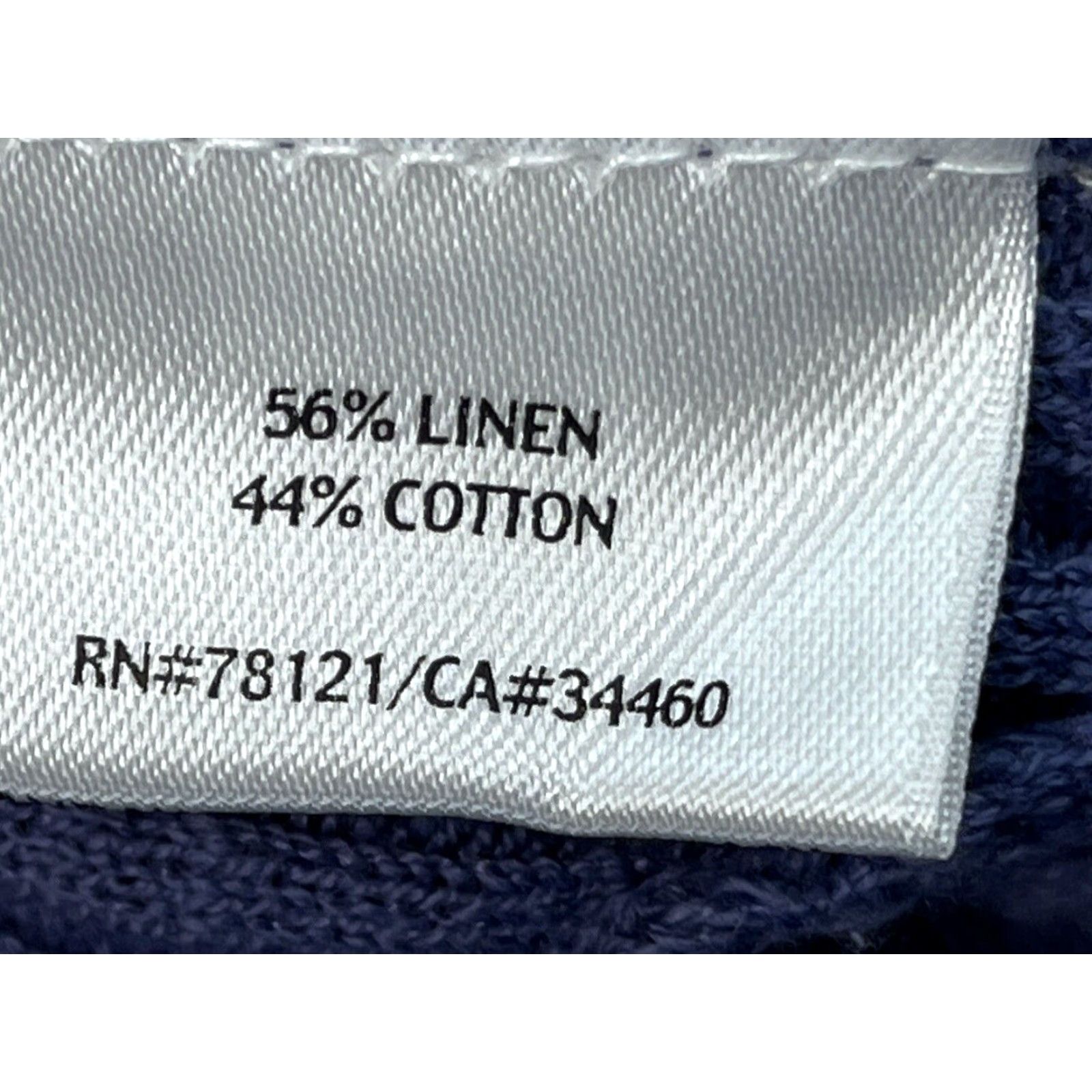 Eileen Fisher VINTAGE Eileen Fisher Cardigan Sweater Womens Size S Blue Purple Linen Blend Ribbed Open Front Size S / US 4 / IT 40 - 7 Thumbnail