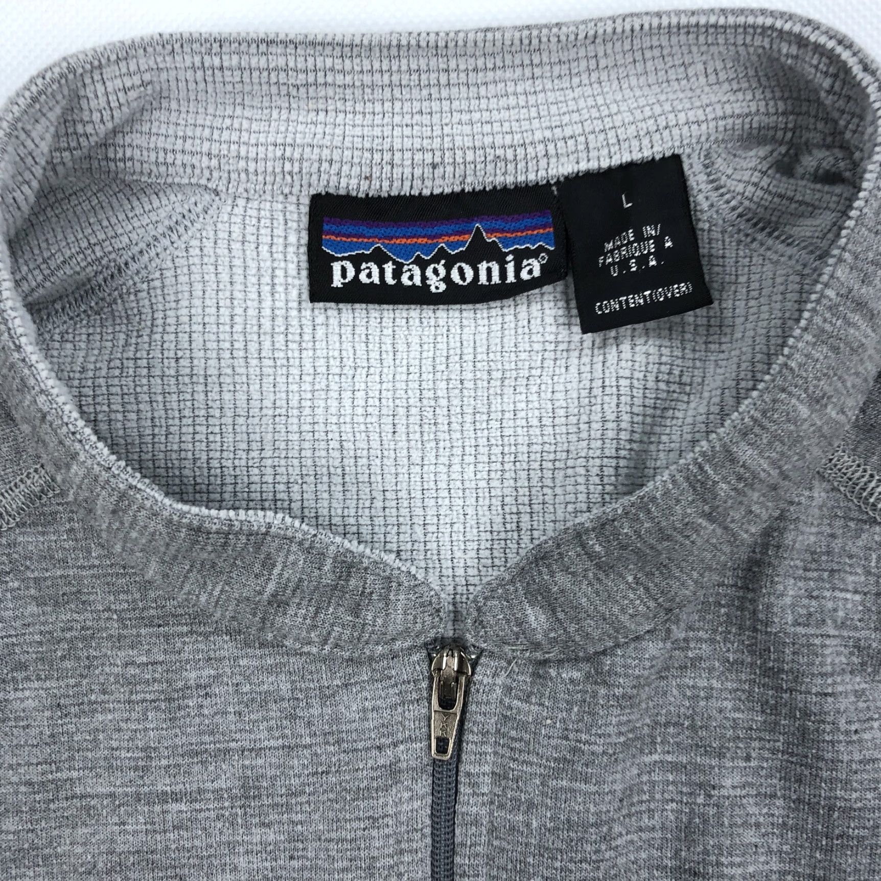 Patagonia Patagonia Men’s L Gray Polartec 1/4 Zip Pullover Raglan Sleeves Size US L / EU 52-54 / 3 - 4 Thumbnail