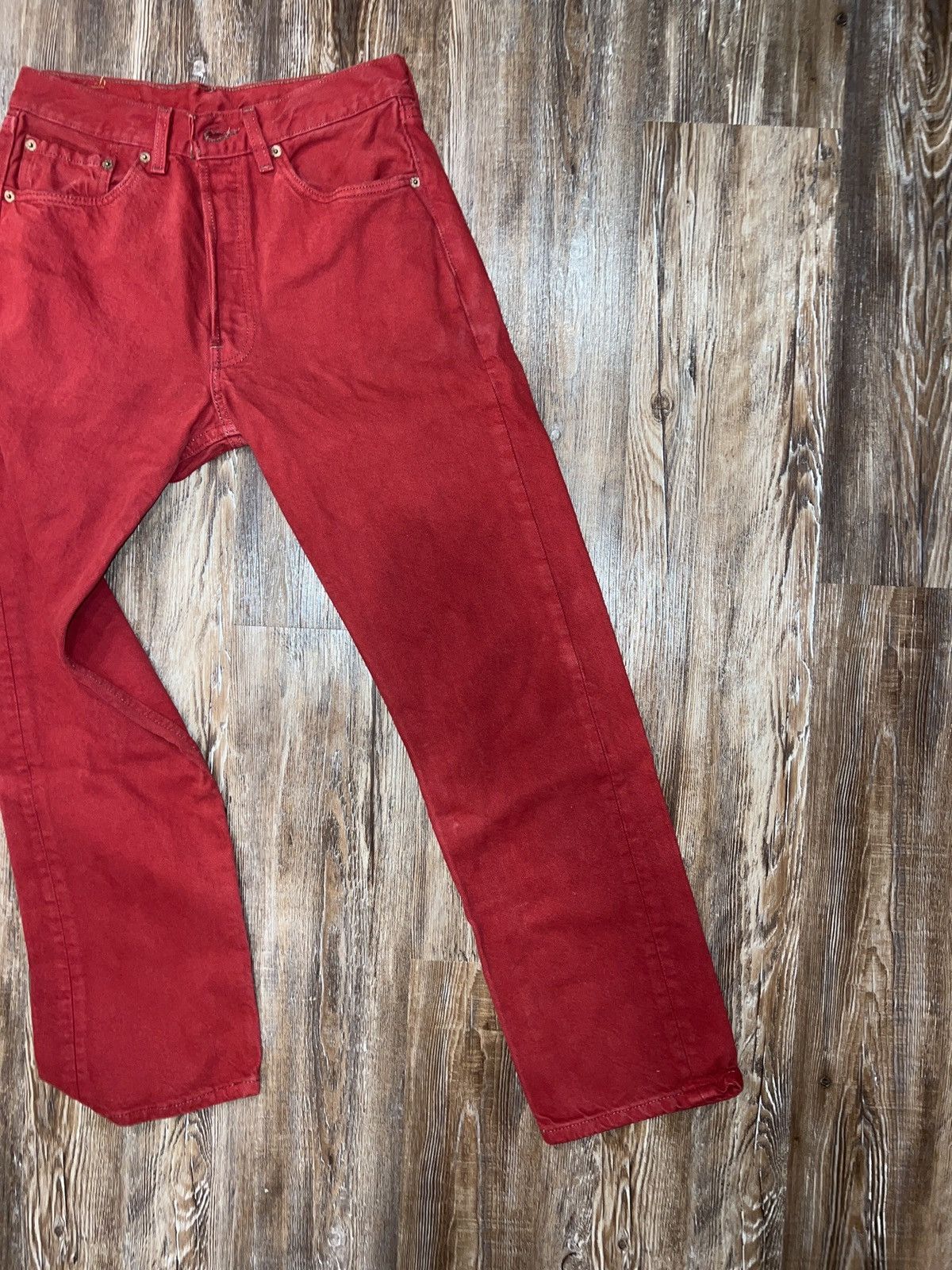 Levi's Red 501 Levi’s (Button Fly) Size US 30 / EU 46 - 2 Thumbnail