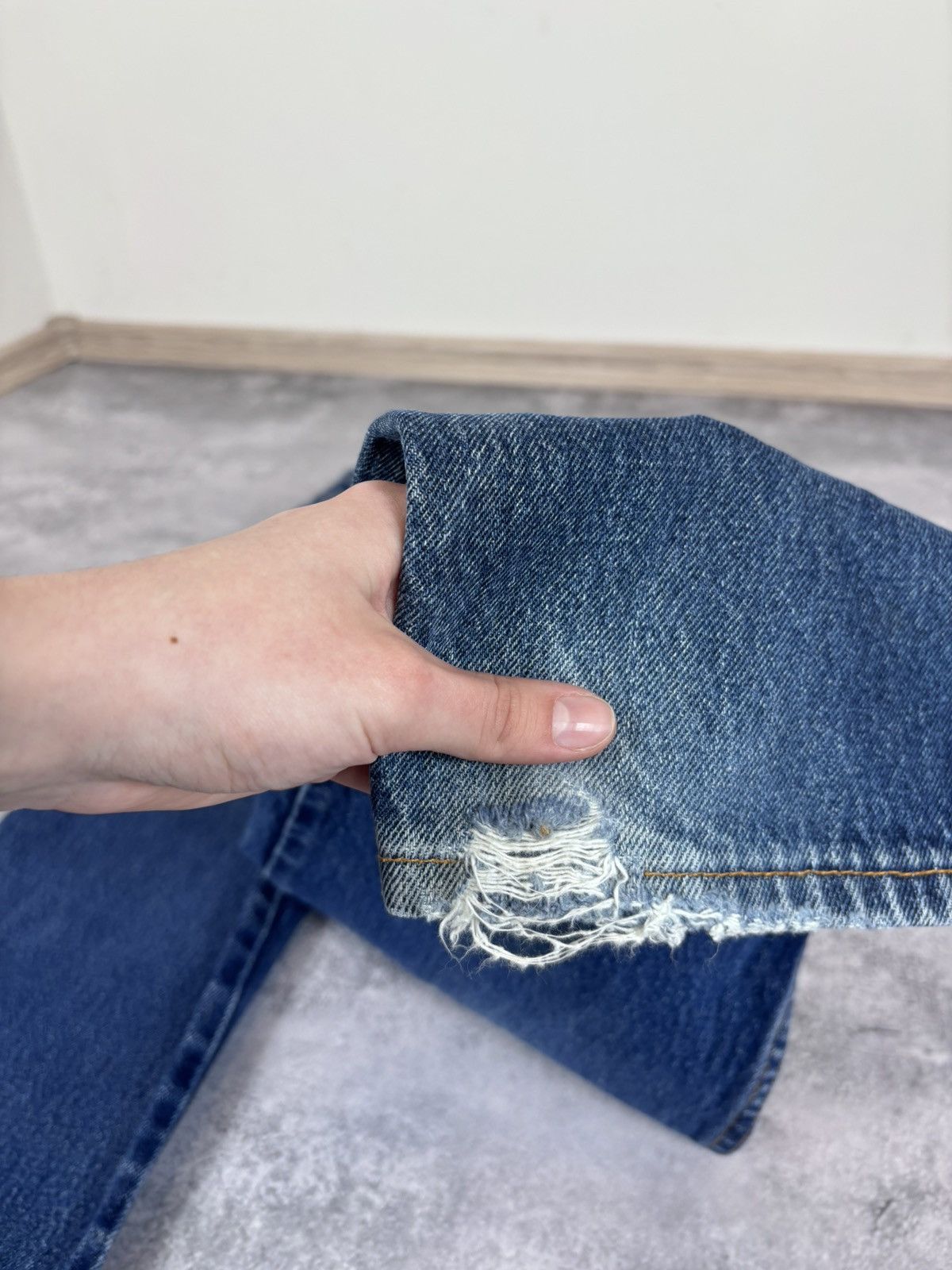 Dickies Vintage Dickies Work Faded Blue Denim Jeans 9393 RNB Size US 36 / EU 52 - 6 Thumbnail