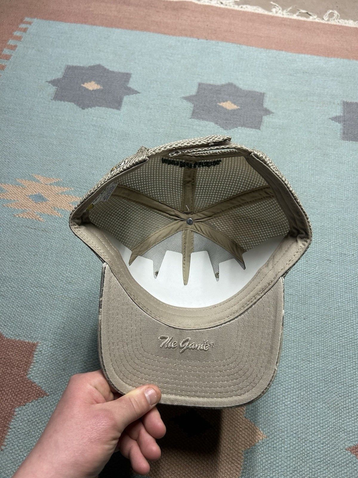 The Game Auburn bean & grain strapback hat camo NWT DEADSTOCK farm Size ONE SIZE - 6 Thumbnail