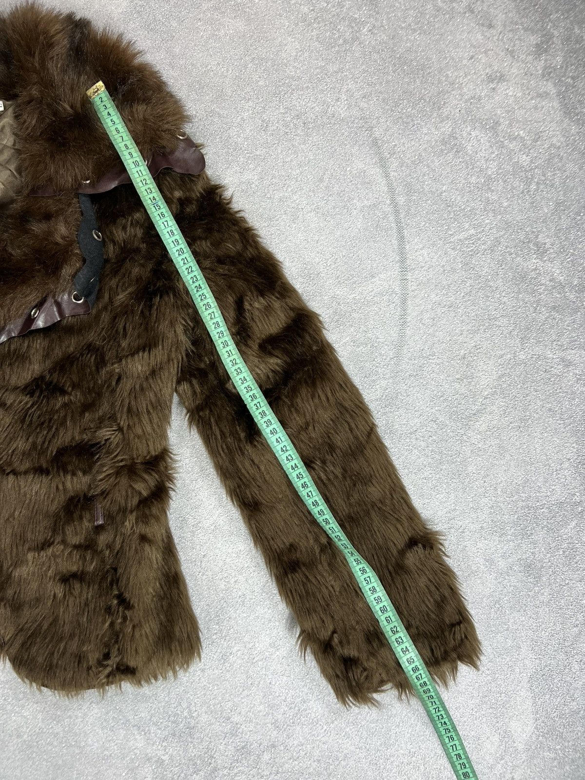 Vintage RARE vintage faux fur BARBIE CROPPED coat jacket Y2K Size US S / EU 44-46 / 1 - 11 Thumbnail