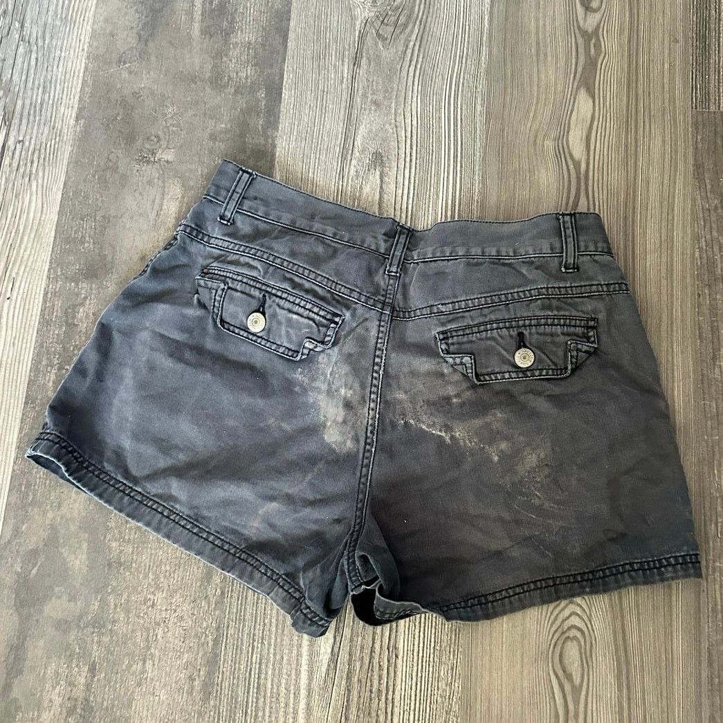 Other sqz black cargo shorts with bleach stains Size 28" / US 6 / IT 42 - 2 Thumbnail