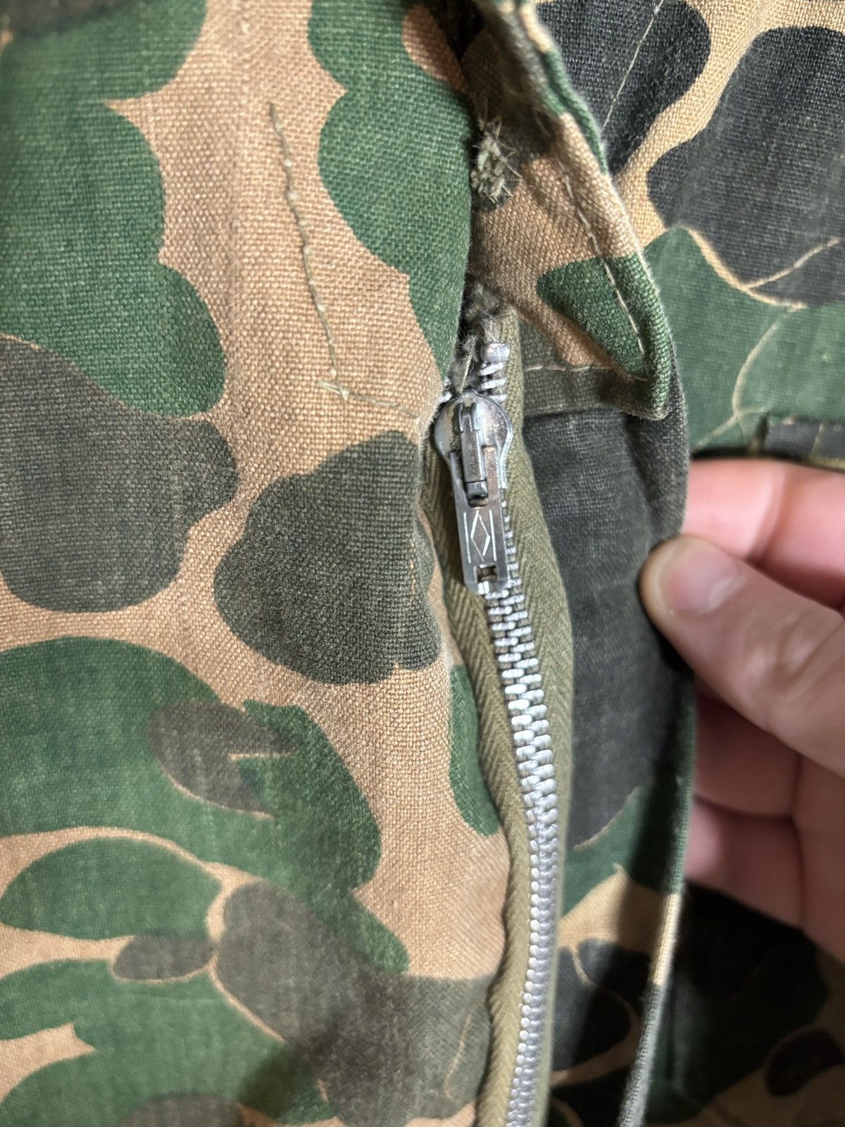 Other Vintage Bullseye Bill Duck Camo Water Repellent Coveralls XL Size US 42 / EU 58 - 3 Thumbnail