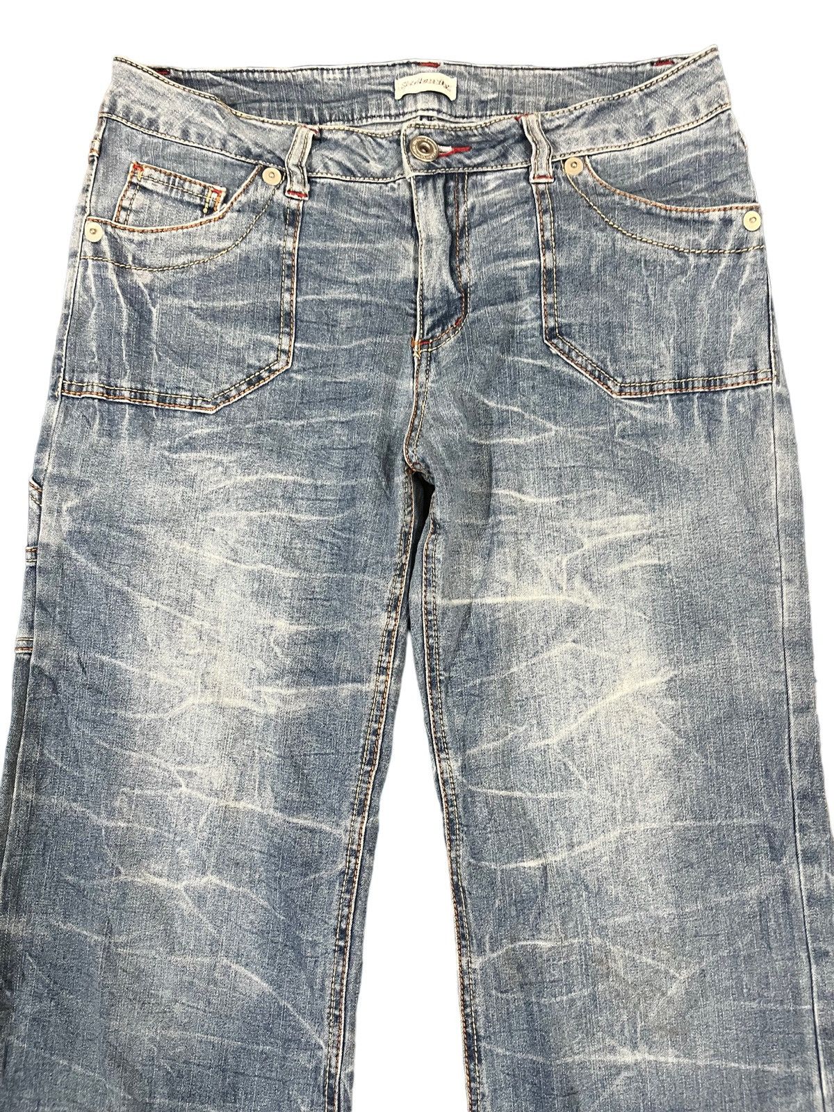 Kapital Vintage Seriously Bell Bottom Cargo Denim Size US 32 / EU 48 - 3 Thumbnail