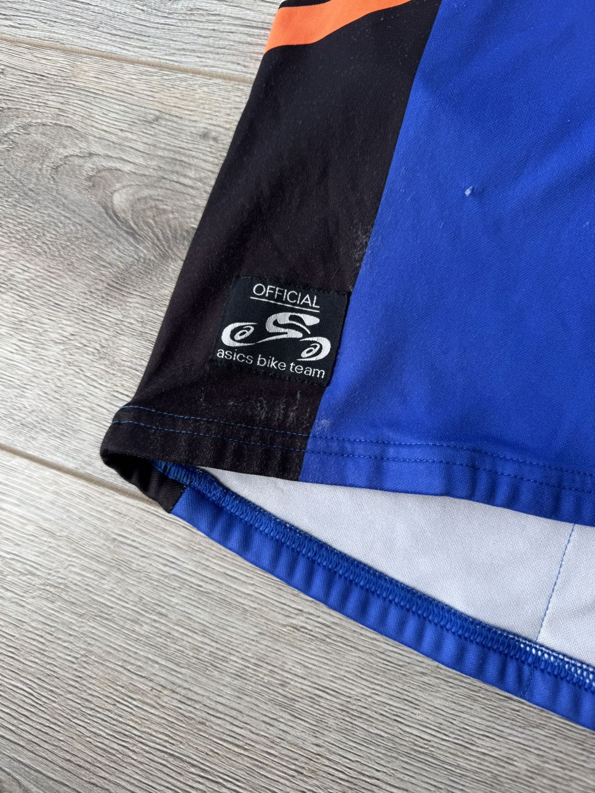Asics Vintage 90s Asics Bike Team Official Cycling Jersey Size US M / EU 48-50 / 2 - 4 Thumbnail