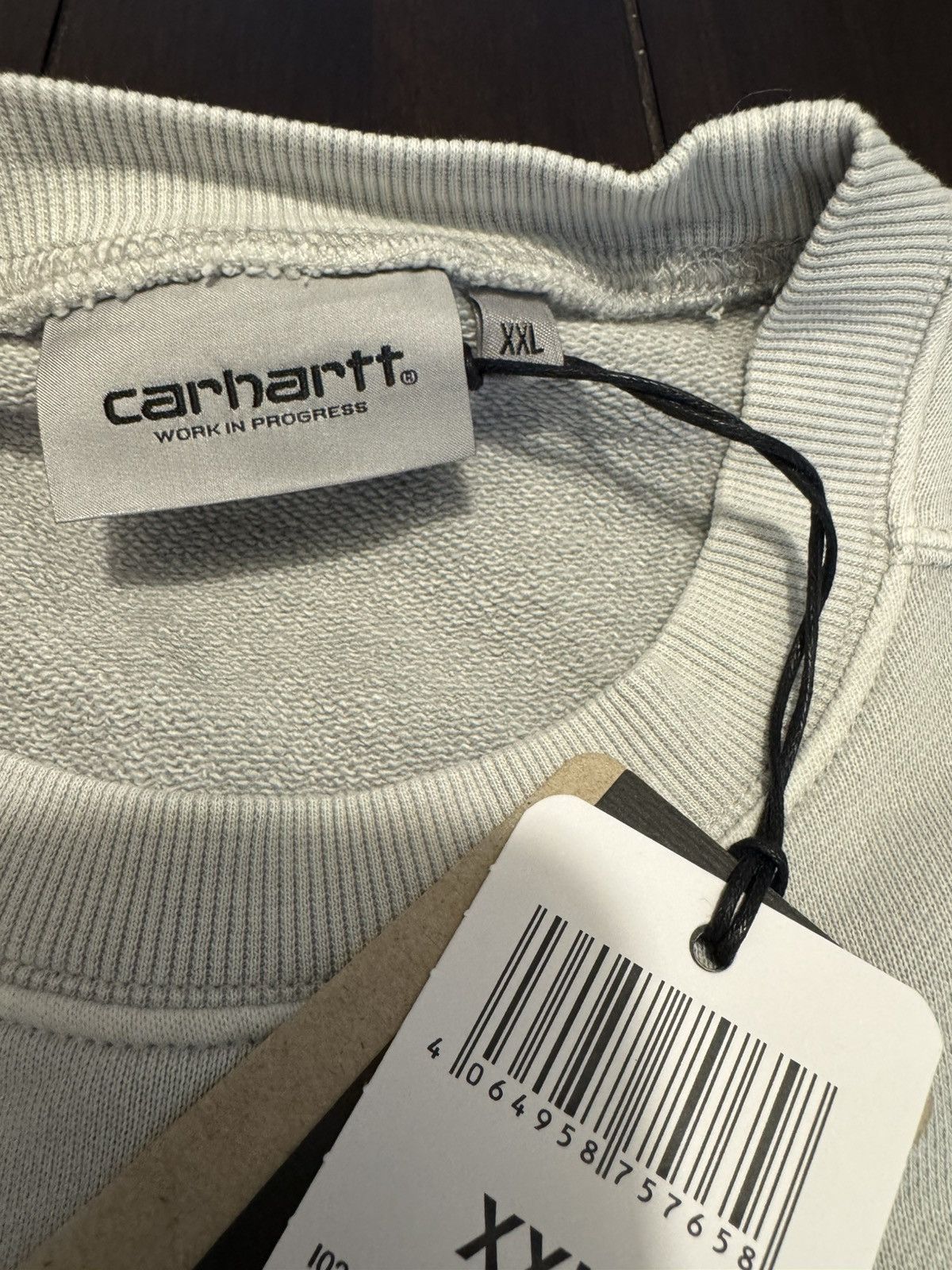 Carhartt × Carhartt Wip Carhartt WIP Nelson Crewneck Sweatshirt Grey -size XL Size US XL / EU 56 / 4 - 4 Thumbnail