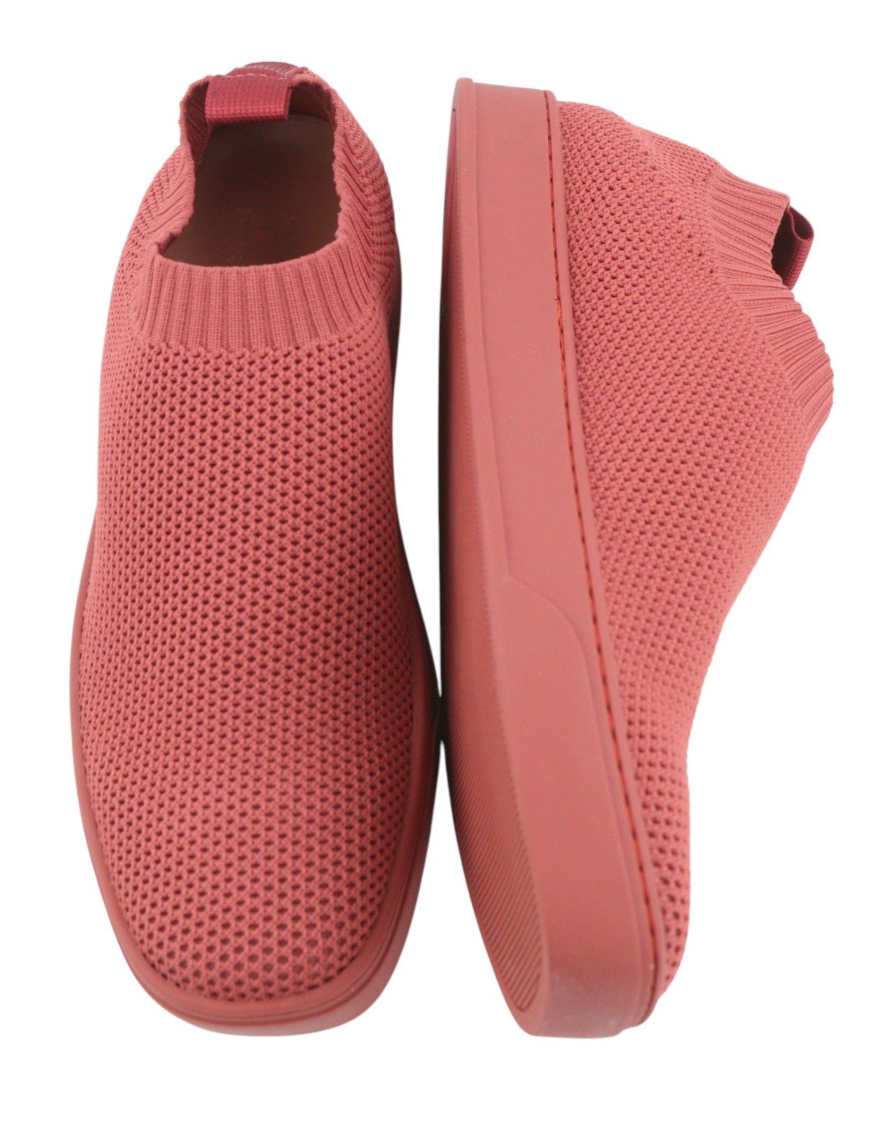 MAX&Co. EU38 Brick Red Textured Slip Square Sole Toe 88724 Size US 7 / IT 37 - 5 Thumbnail