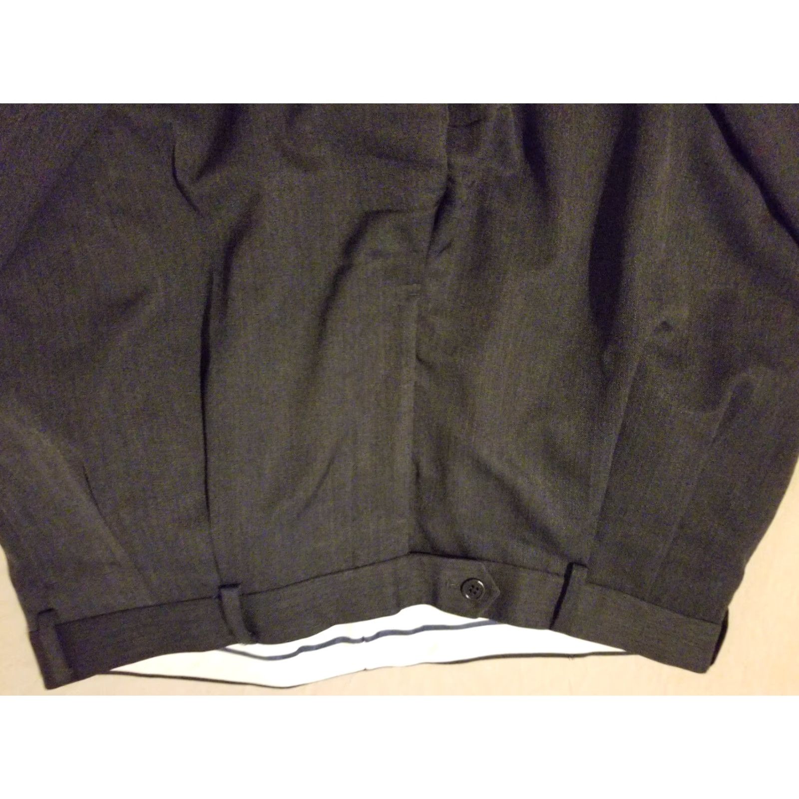 Brooks Brothers VINTAGE Brooks Brothers Mens Dress Pants Wool Gray 37x30 37x30 Regular Chino Twill? Size US 37 - 4 Thumbnail