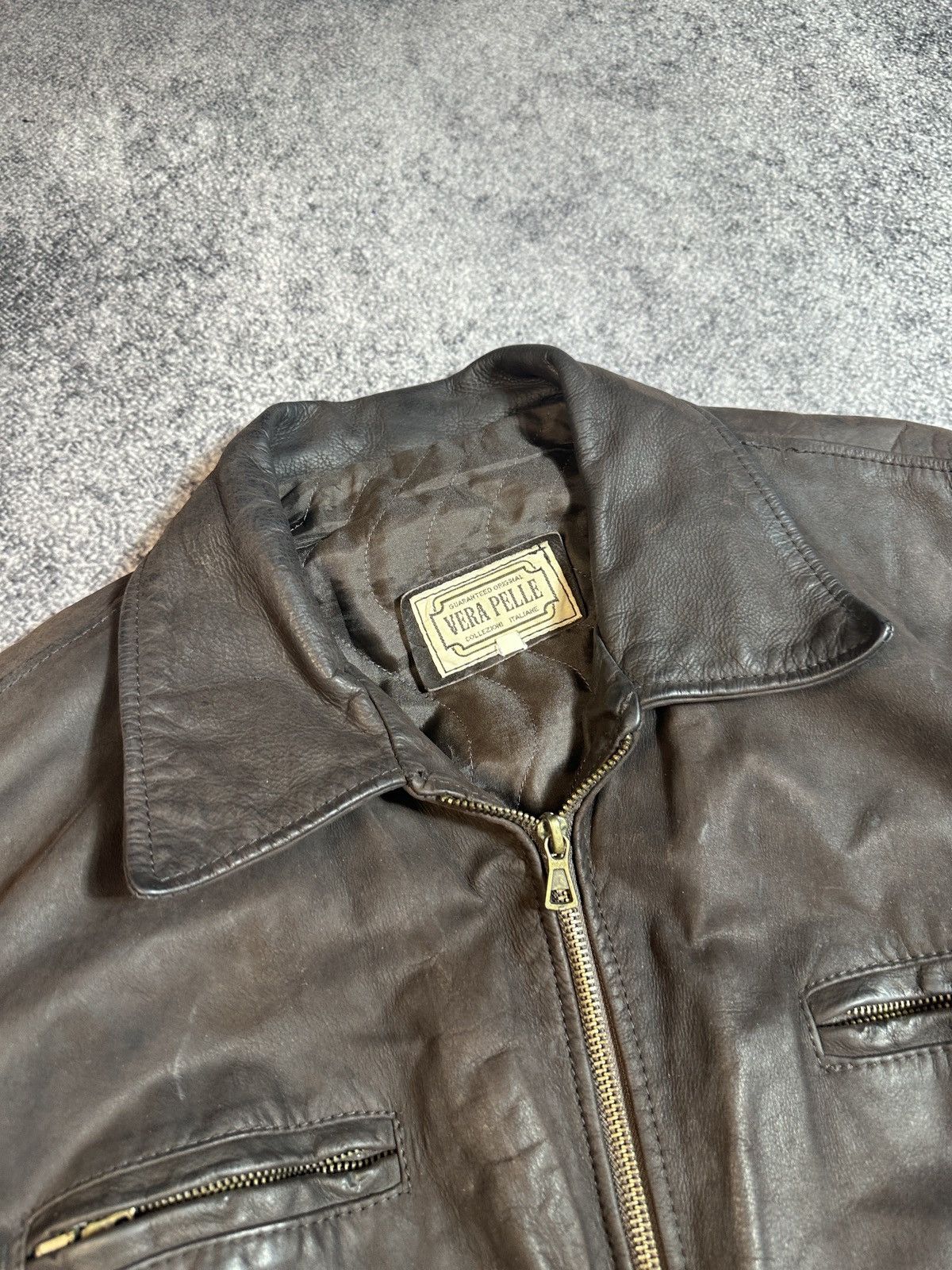 Other Y2K Vintage Leather Jacket Streetwear Rare Style USA VTg M Size US L / EU 52-54 / 3 - 3 Thumbnail