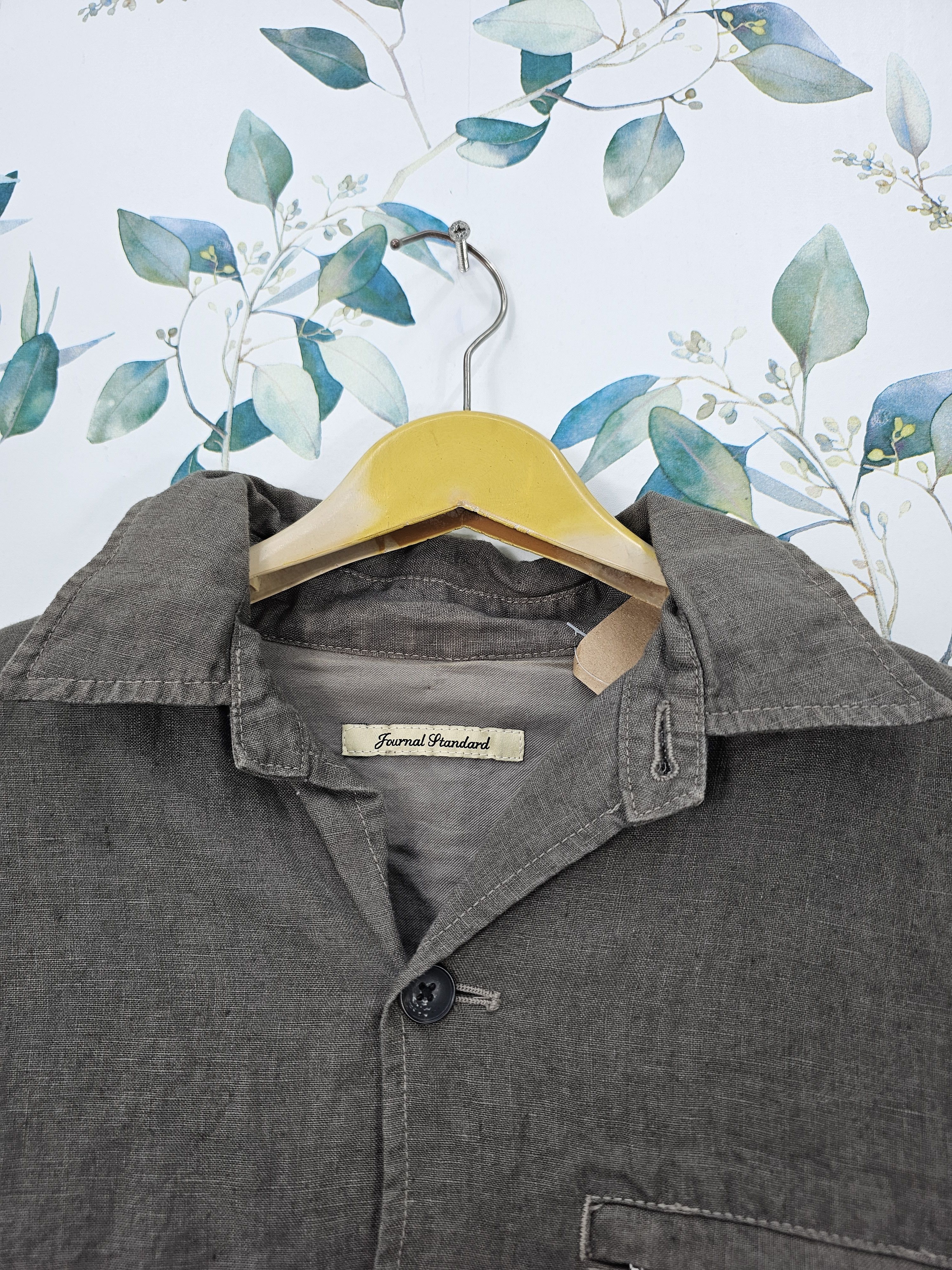 Journal Standard Vintage JOURNAL STANDARD Button Ups Linen Jacket J0138 Size US M / EU 48-50 / 2 - 7 Thumbnail