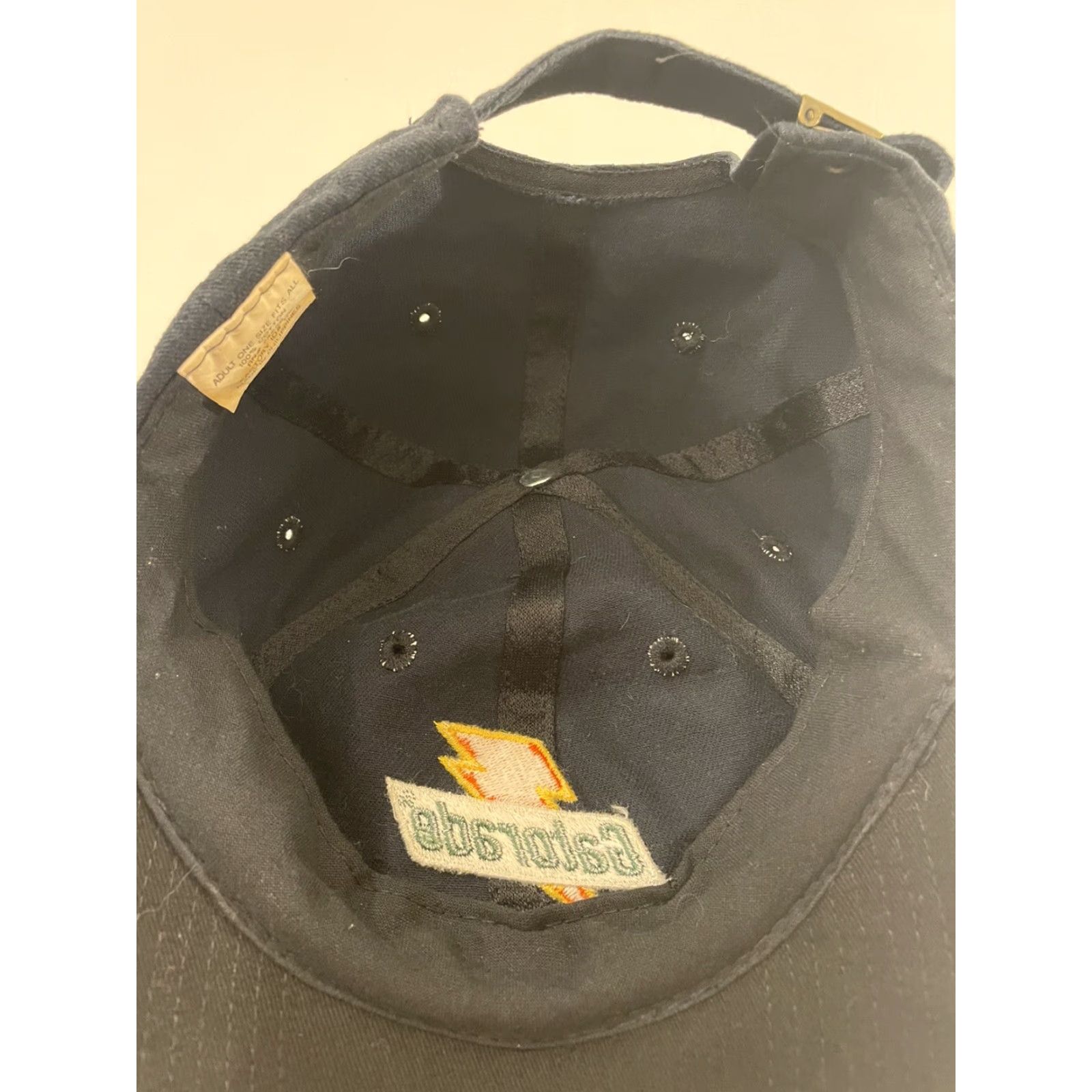 Vintage VINTAGE Gatorade 90s Sports Hat Adult Black Cotton Snap Buckle Adjustable Unbranded Size ONE SIZE - 4 Thumbnail