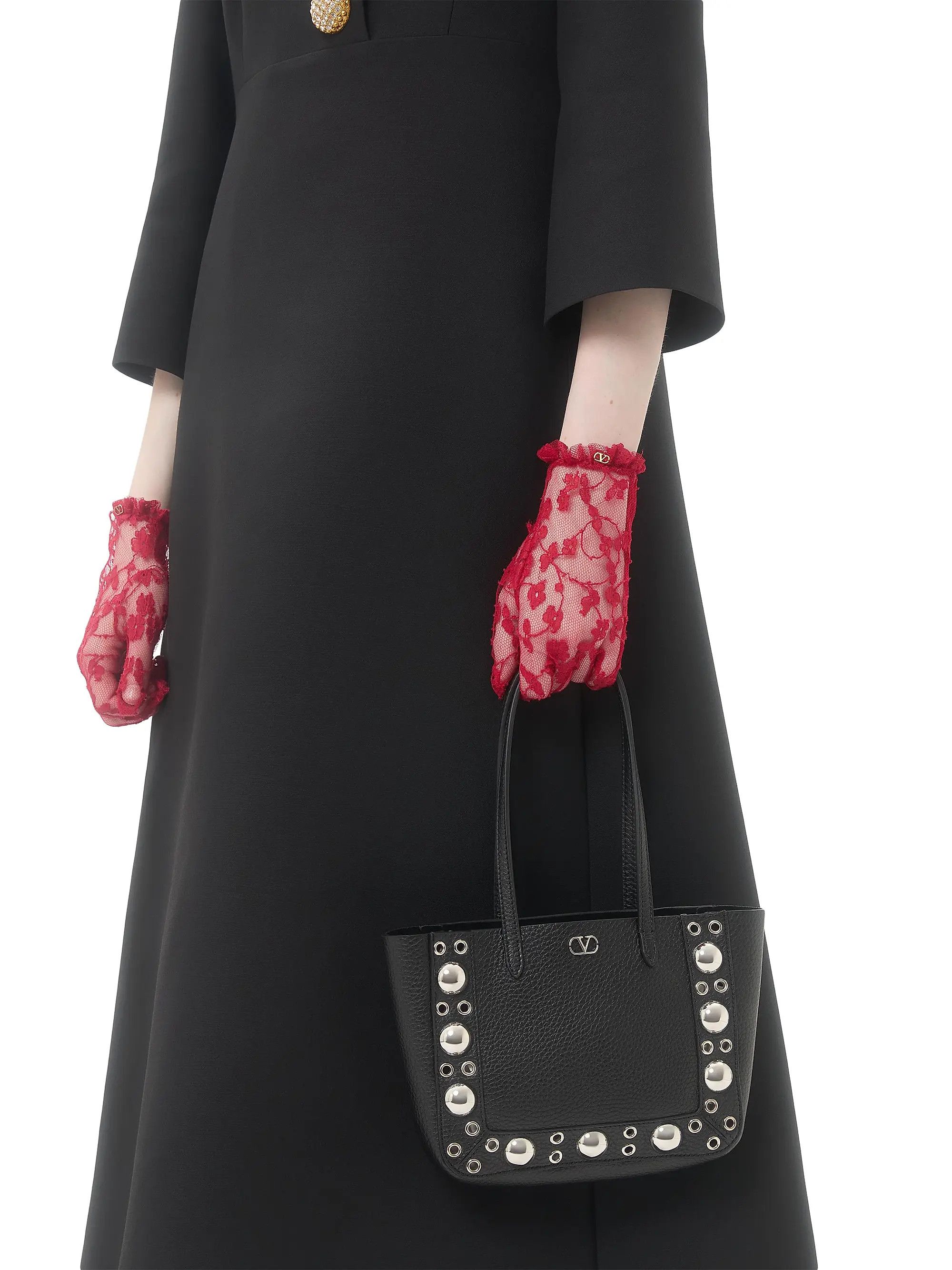 Valentino os11x0126 Size: OS / Nellcôte Mini Shopping Bag in Black Size ONE SIZE - 3 Thumbnail