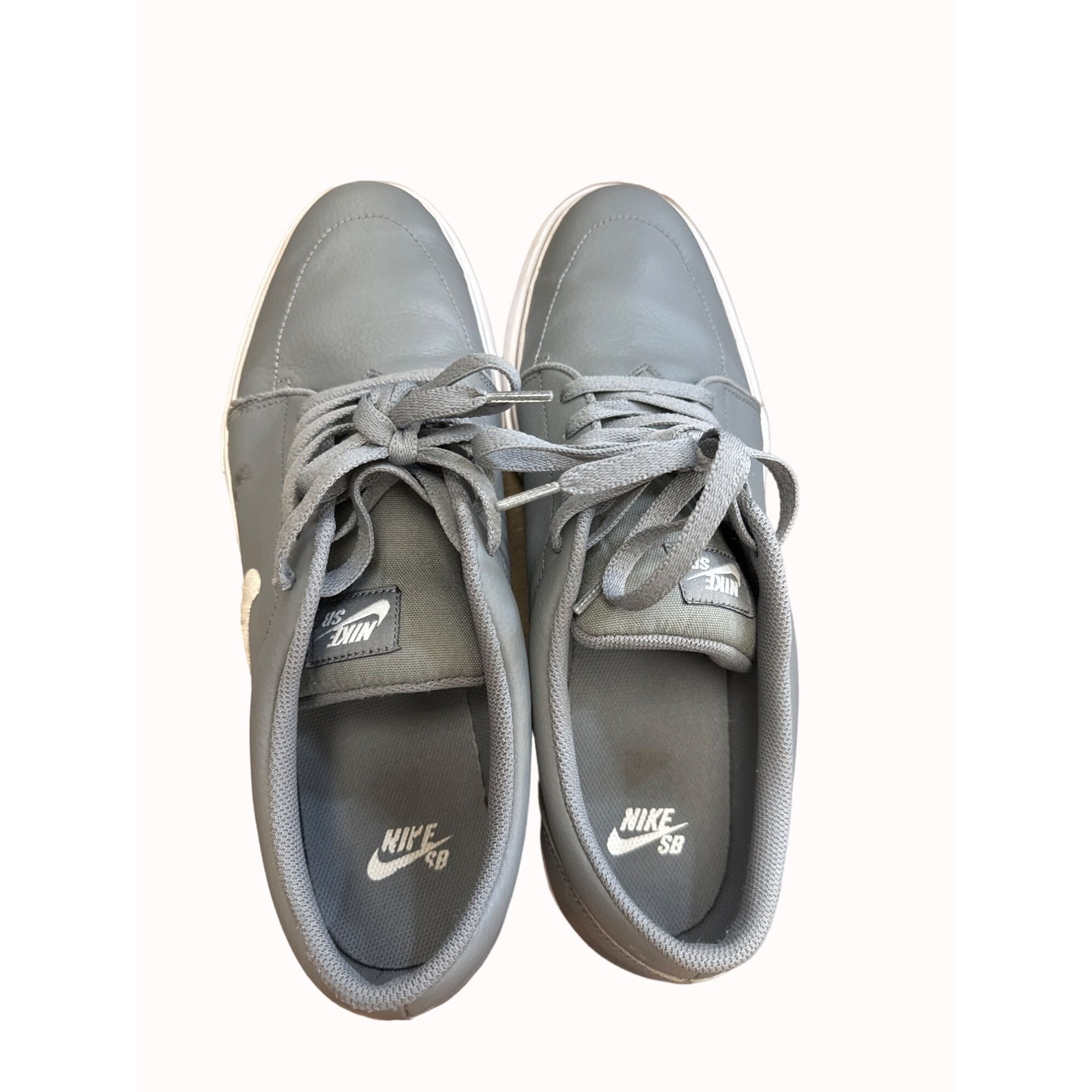 Nike Nike SB Low Gray Leather mens skating sneakers shoes Size 13 Size US 13 / EU 46 - 9 Thumbnail