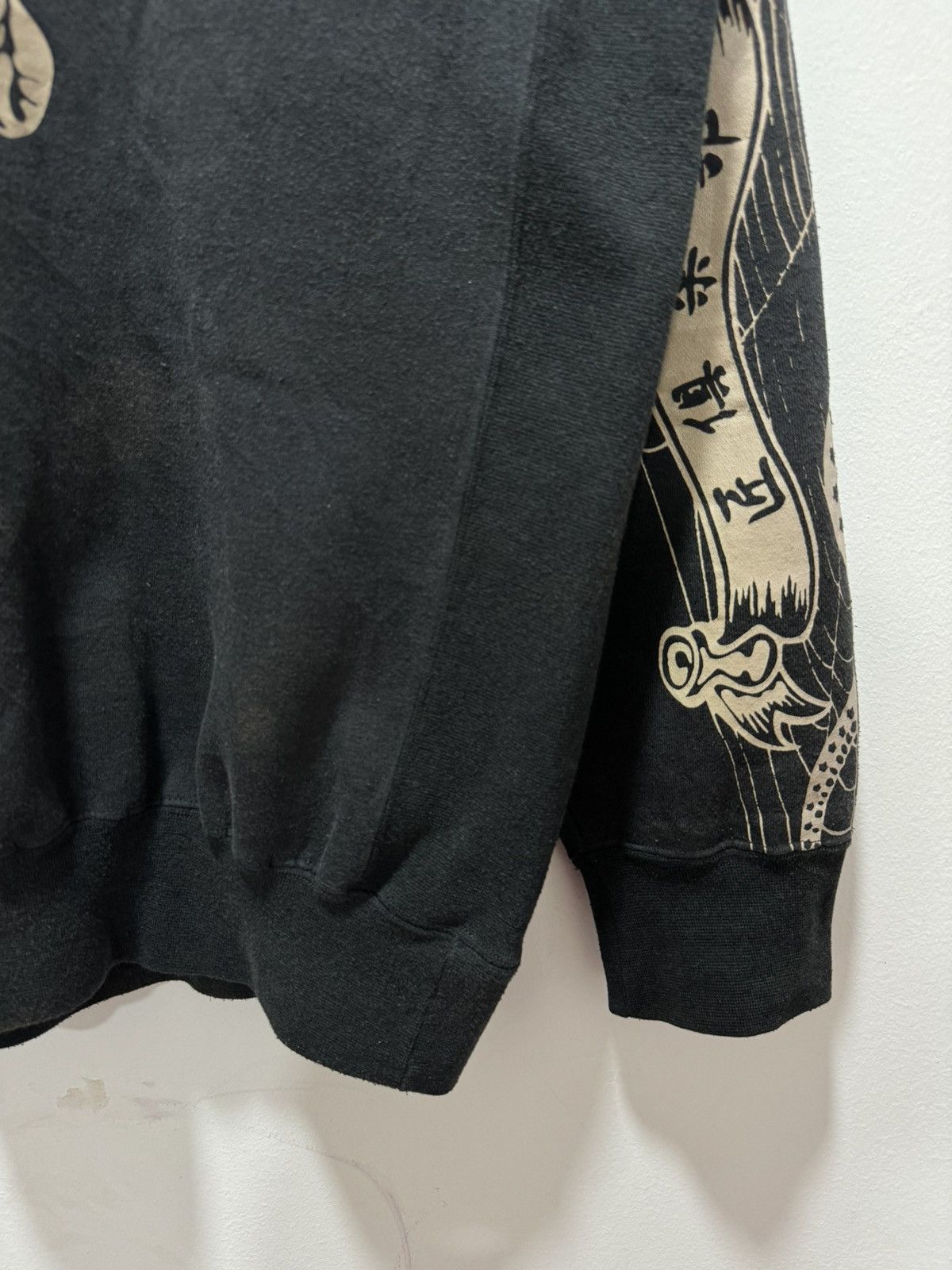 Vintage SKELETON DOUBLE HEADED SNAKE EYE OVER PRINT DECOLOURISE Size US L / EU 52-54 / 3 - 18 Thumbnail