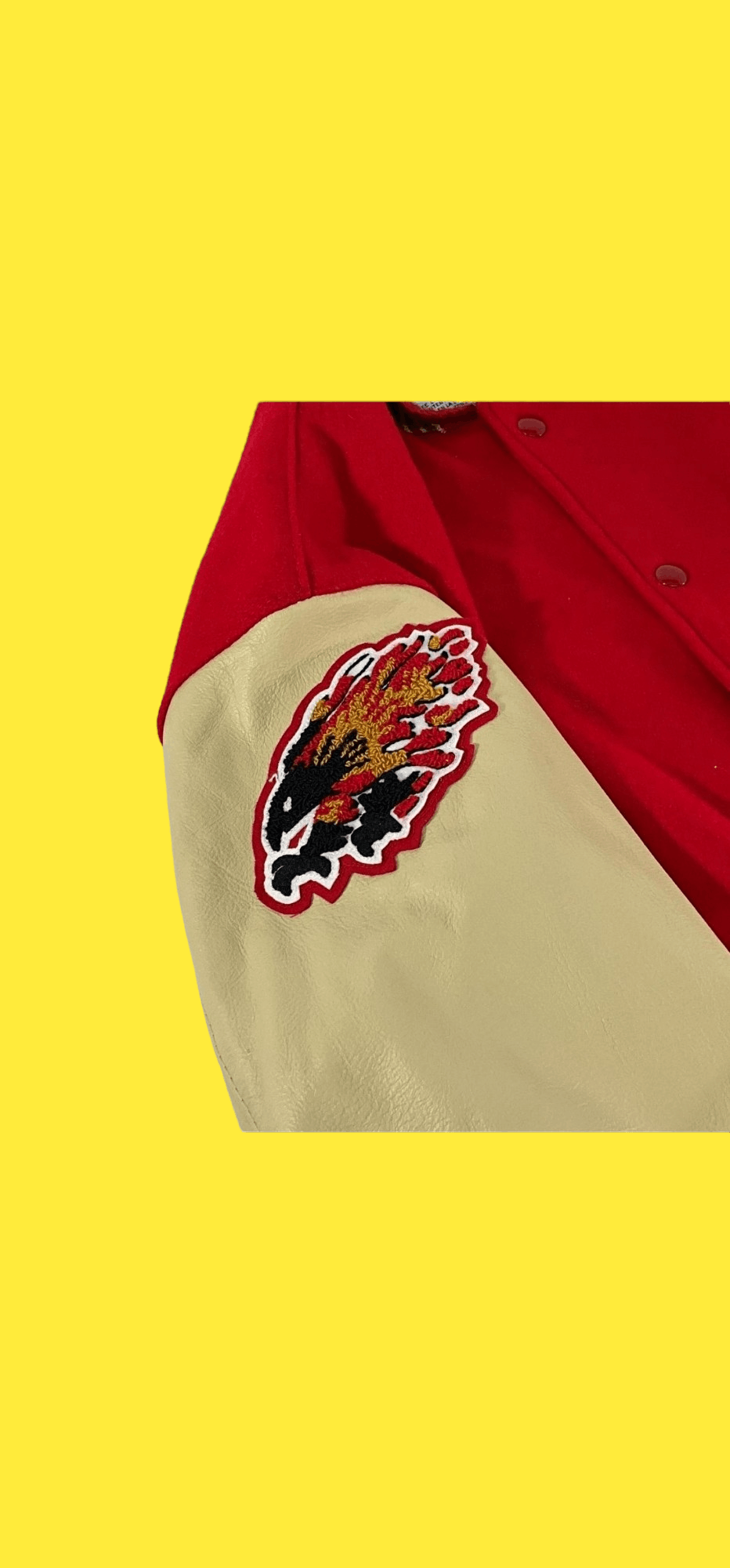 Delong Varsity Jackets Vintage red varsity jacket Size US M / EU 48-50 / 2 - 6 Thumbnail