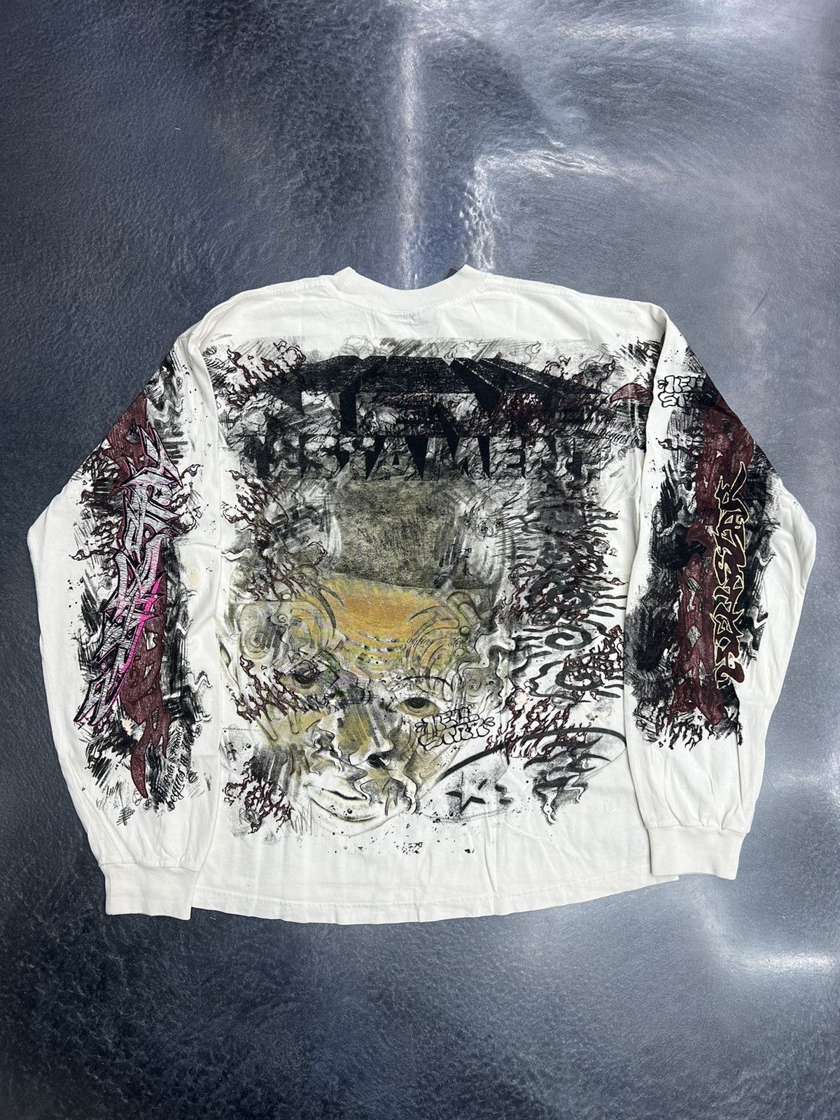 HELLSTAR Hellstar Graffiti Longsleeve Size US M / EU 48-50 / 2 - 7 Thumbnail