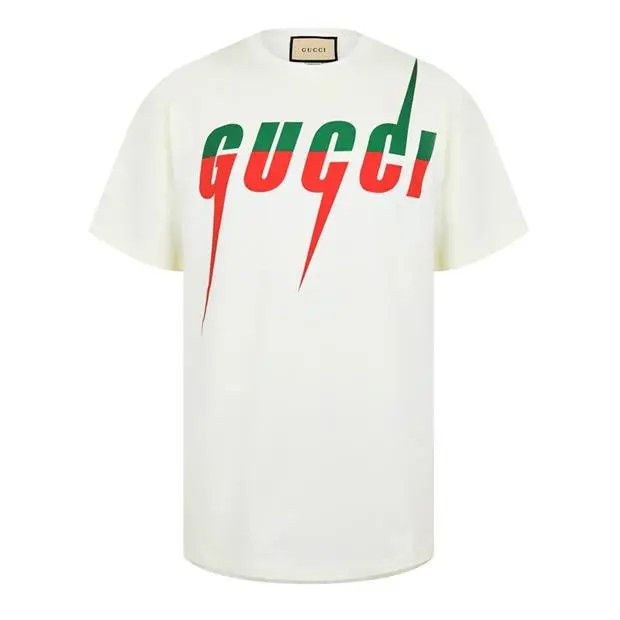 Gucci o1loc1c1125 S/S Over T Shirt Cotton Jersey in Multicolor Size US XL / EU 56 / 4 - 1 Thumbnail