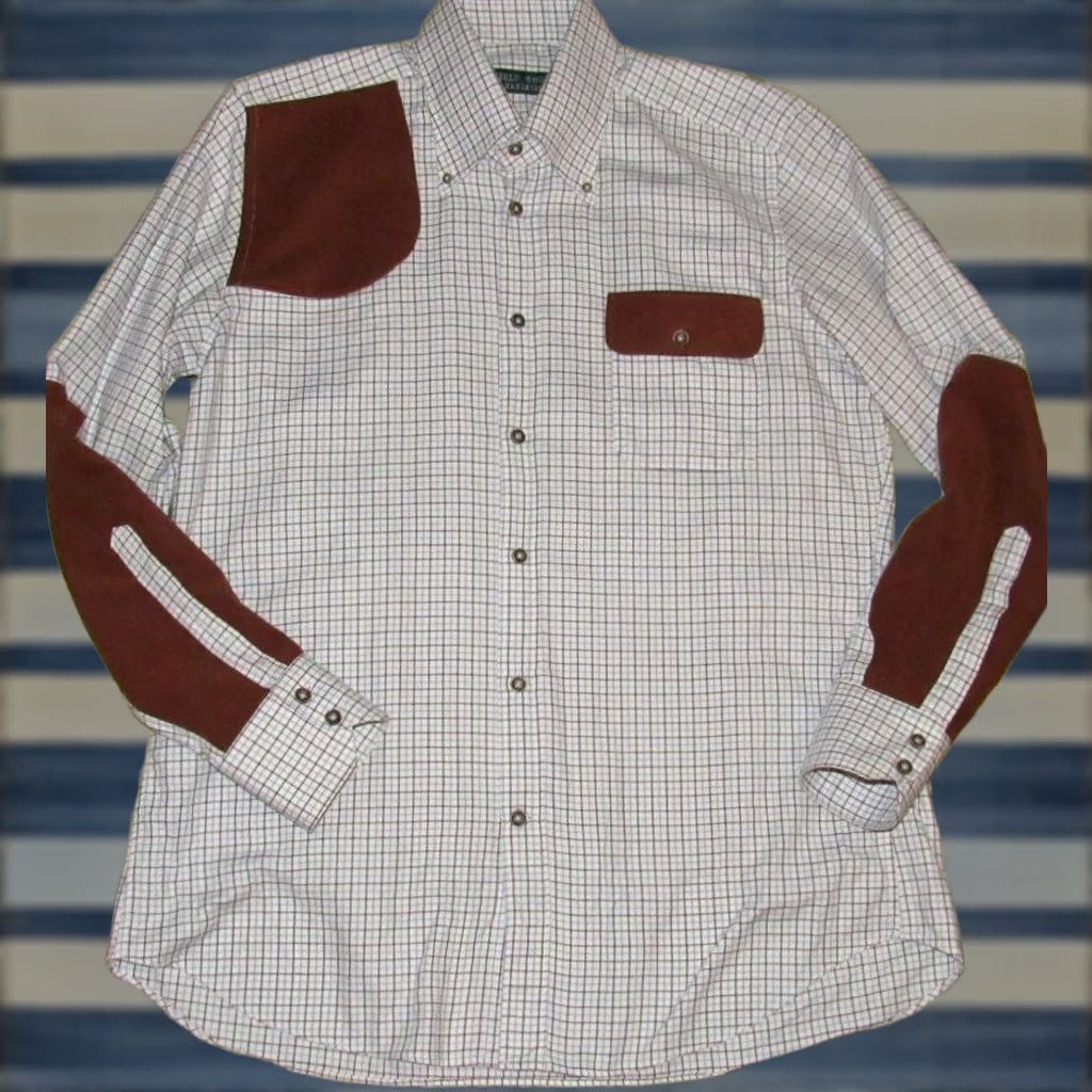 Vintage Hadleighs Field Shirt Long Sleeve Button Down Shoo... Size US XL / EU 56 / 4 - 1 Thumbnail