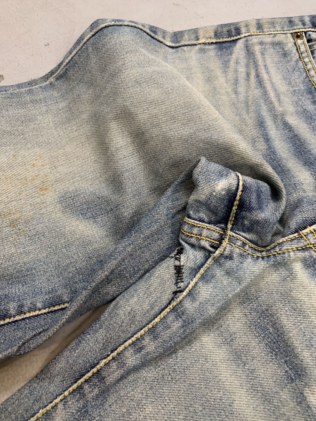 Japanese Brand Vintage womens evisu inspired bootcut denim pants Size 28" / US 6 / IT 42 - 12 Thumbnail