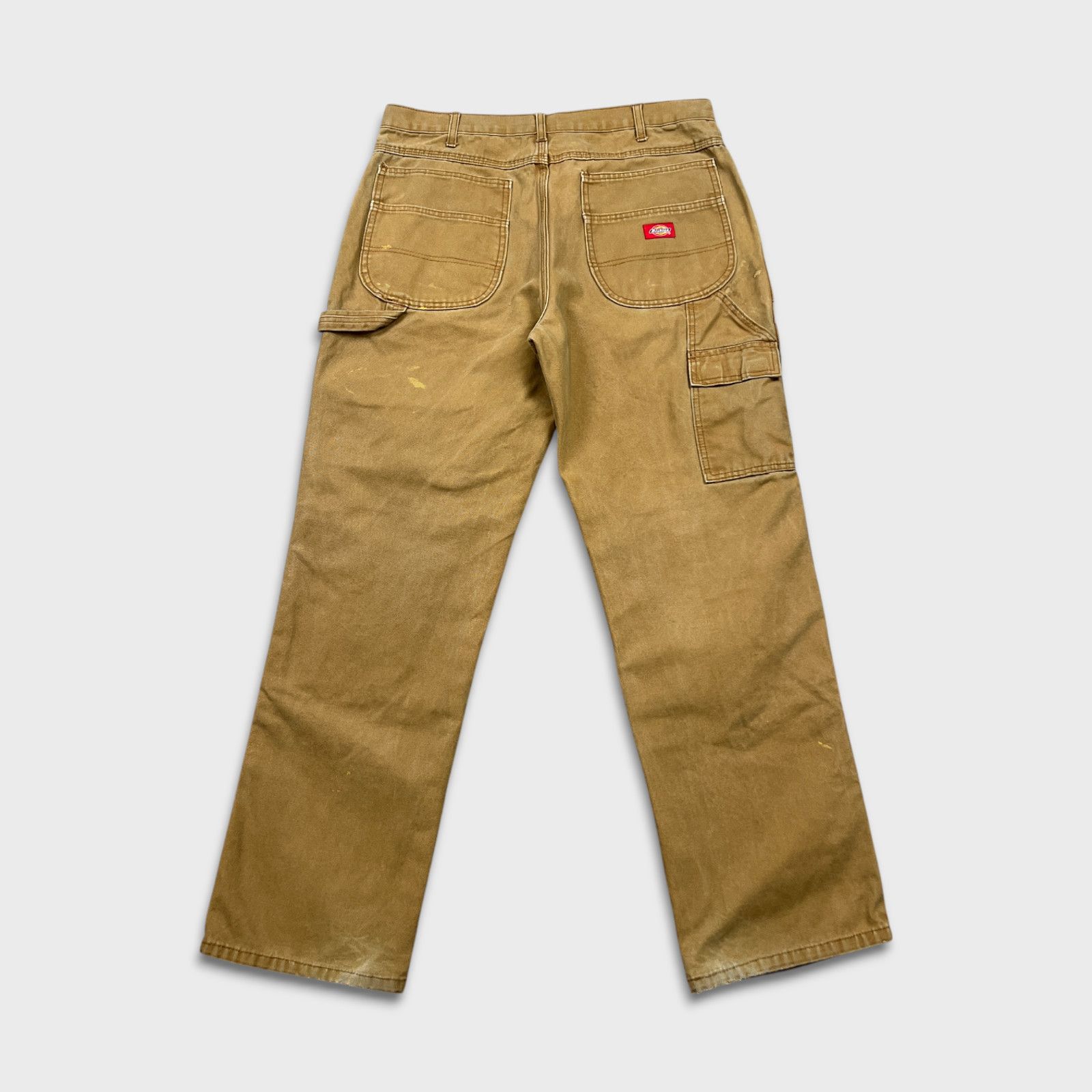 Dickies × Vintage Dickies Pants 38x30 Double Knee Distress Carpenter Canvas Size US 34 / EU 50 - 7 Thumbnail