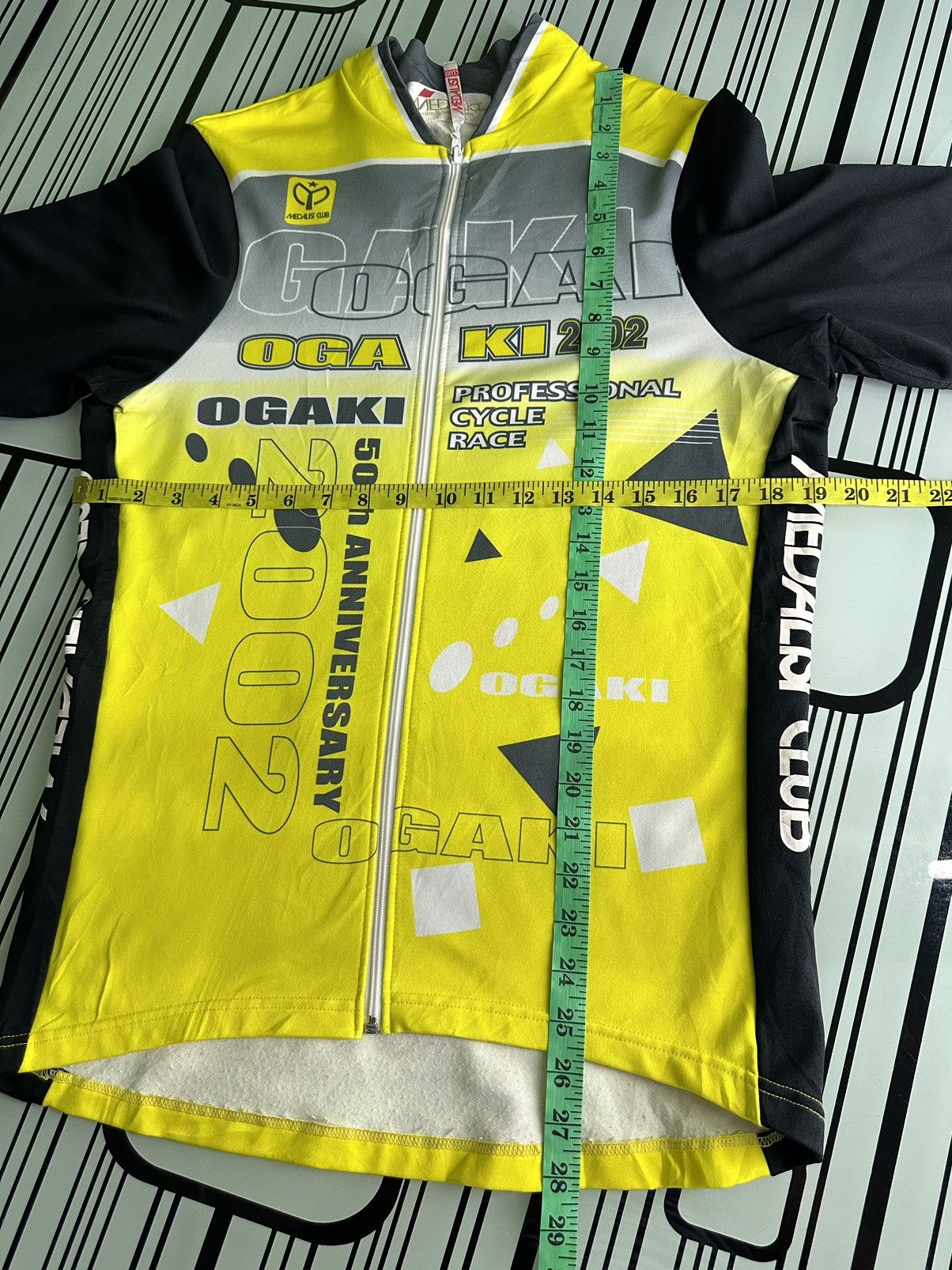 Vintage Vtg Medalist Club Ogaki 50th Anniversary Cycle Race Jersey Size US M / EU 48-50 / 2 - 14 Thumbnail
