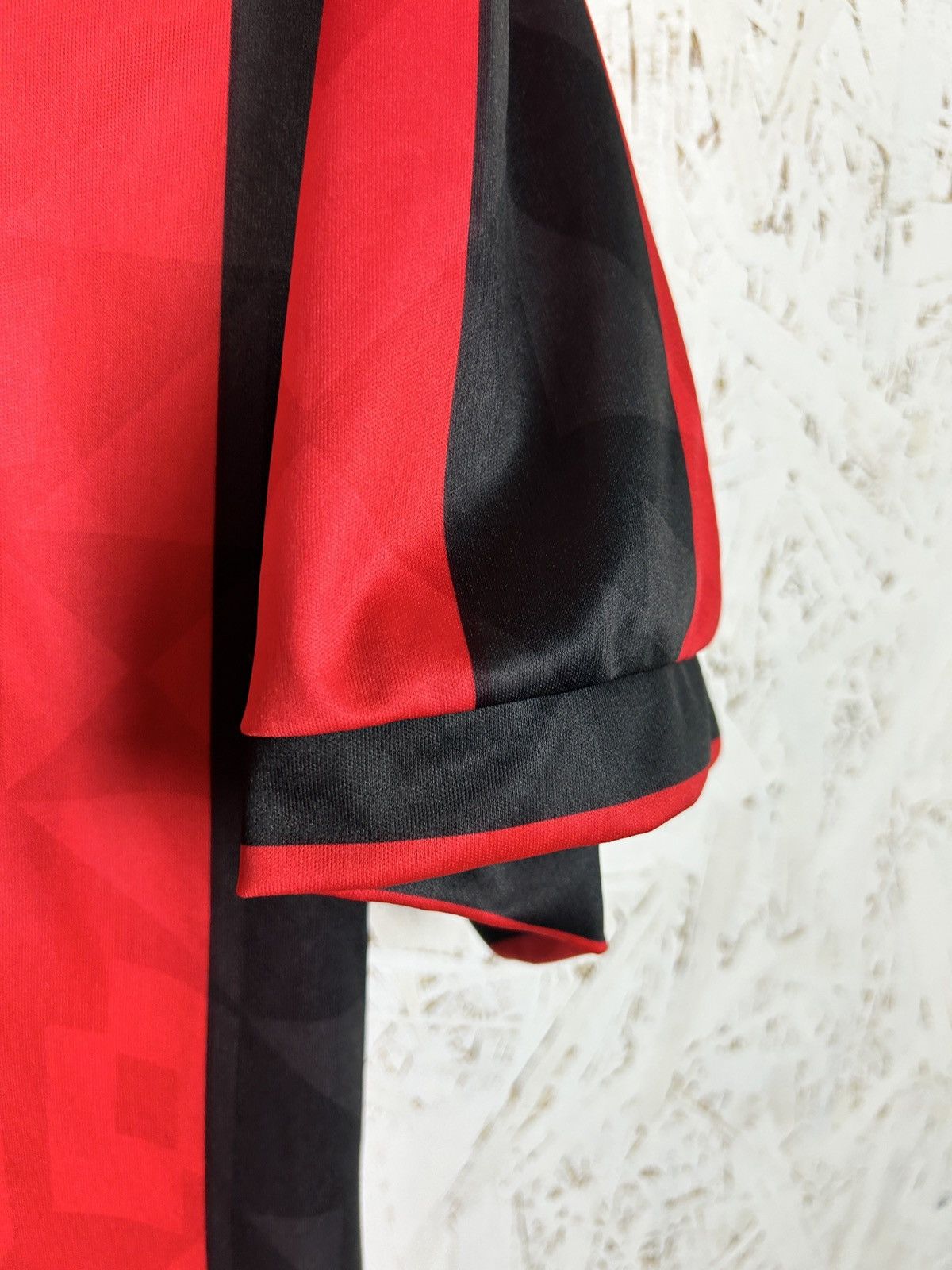 Lotto Sport 90s Vintage Lotto AC Milan 1993/94 Home Kit Soccer Jersey ~L Size US L / EU 52-54 / 3 - 4 Thumbnail