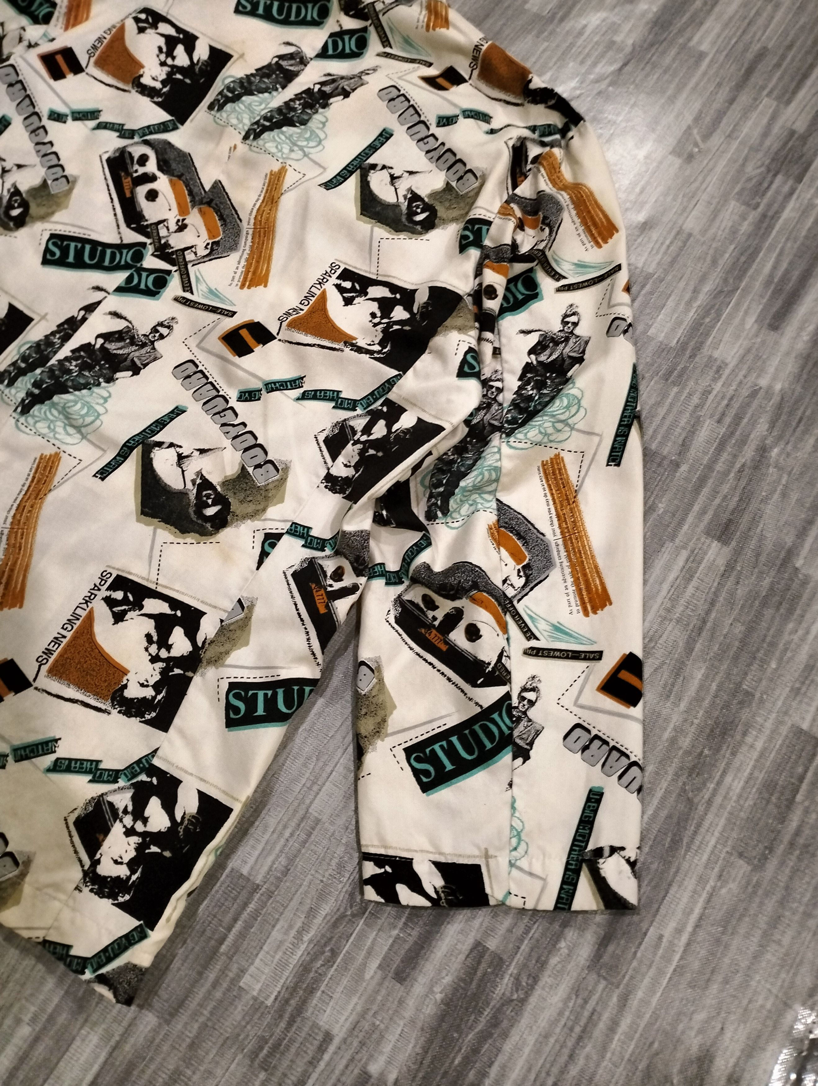 If Six Was Nine Japanese Brand Studio Bodyguard Full Print Blazer Jacket Size US L / EU 52-54 / 3 - 9 Thumbnail