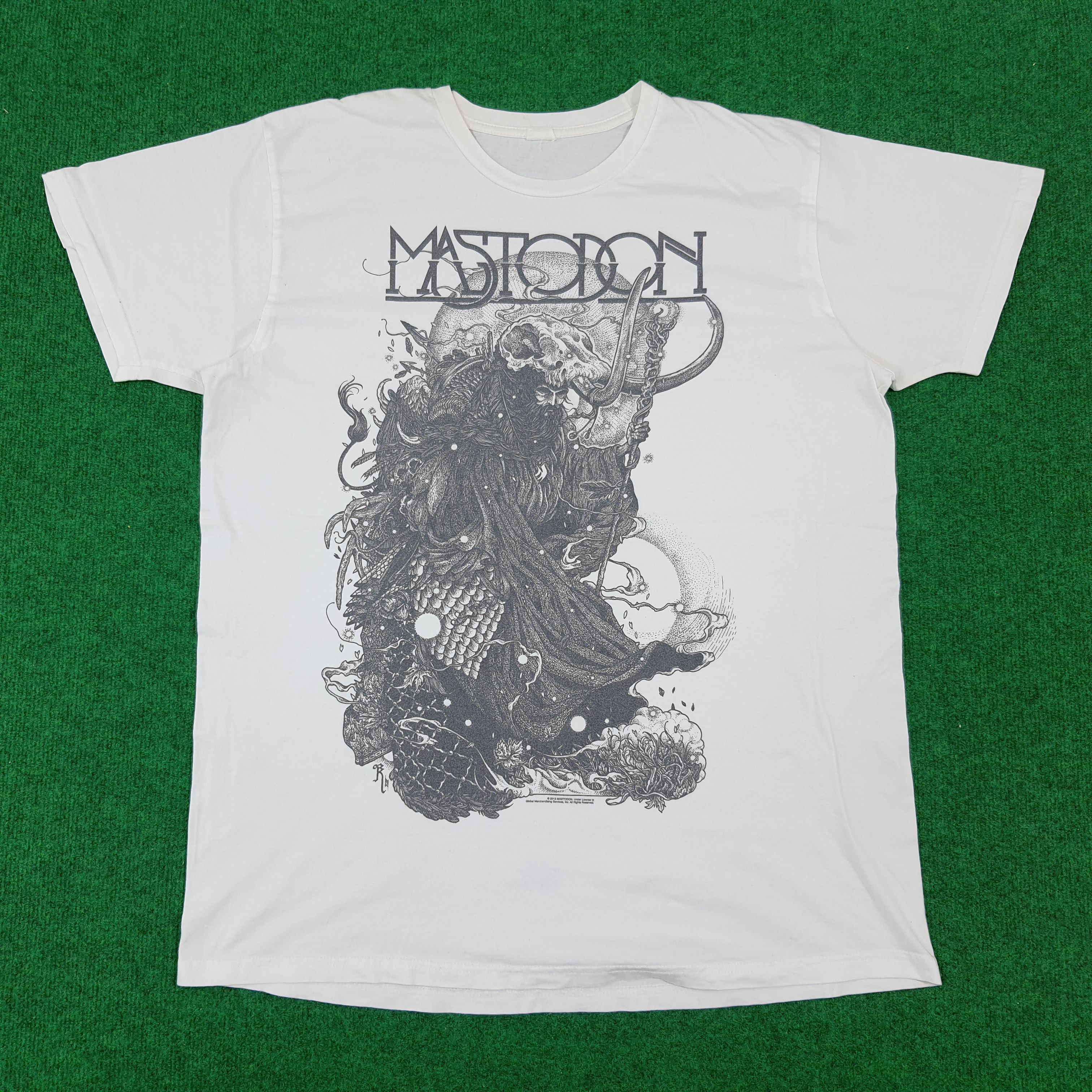 Band Tees × Vintage Vintage MASTODON American Rock Band Tshirt Size US XL / EU 56 / 4 - 1 Thumbnail