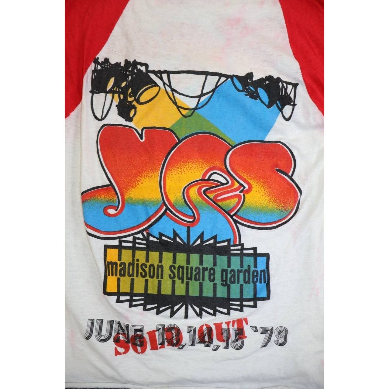 Vintage Vintage 1978 Yes Band Raglan T-Shirt MSG Tour 3/4 Sleeve Size US XS / EU 42 / 0 - 4 Thumbnail