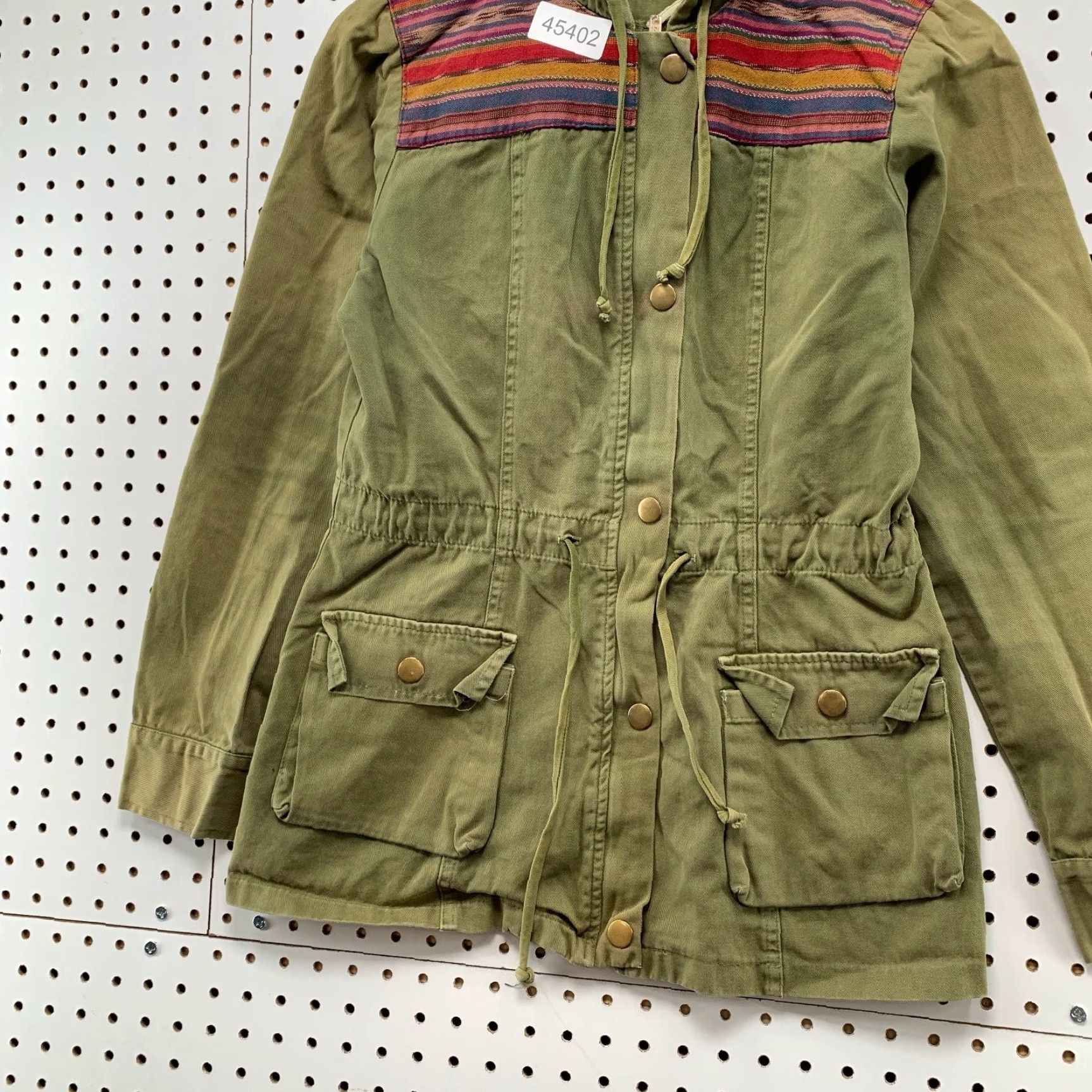 Free People Free People Military Jacket Women S Olive Green Jen Pirate Booty Boho Chore Shirt Womens Military Jacket Size S / US 4 / IT 40 - 3 Thumbnail