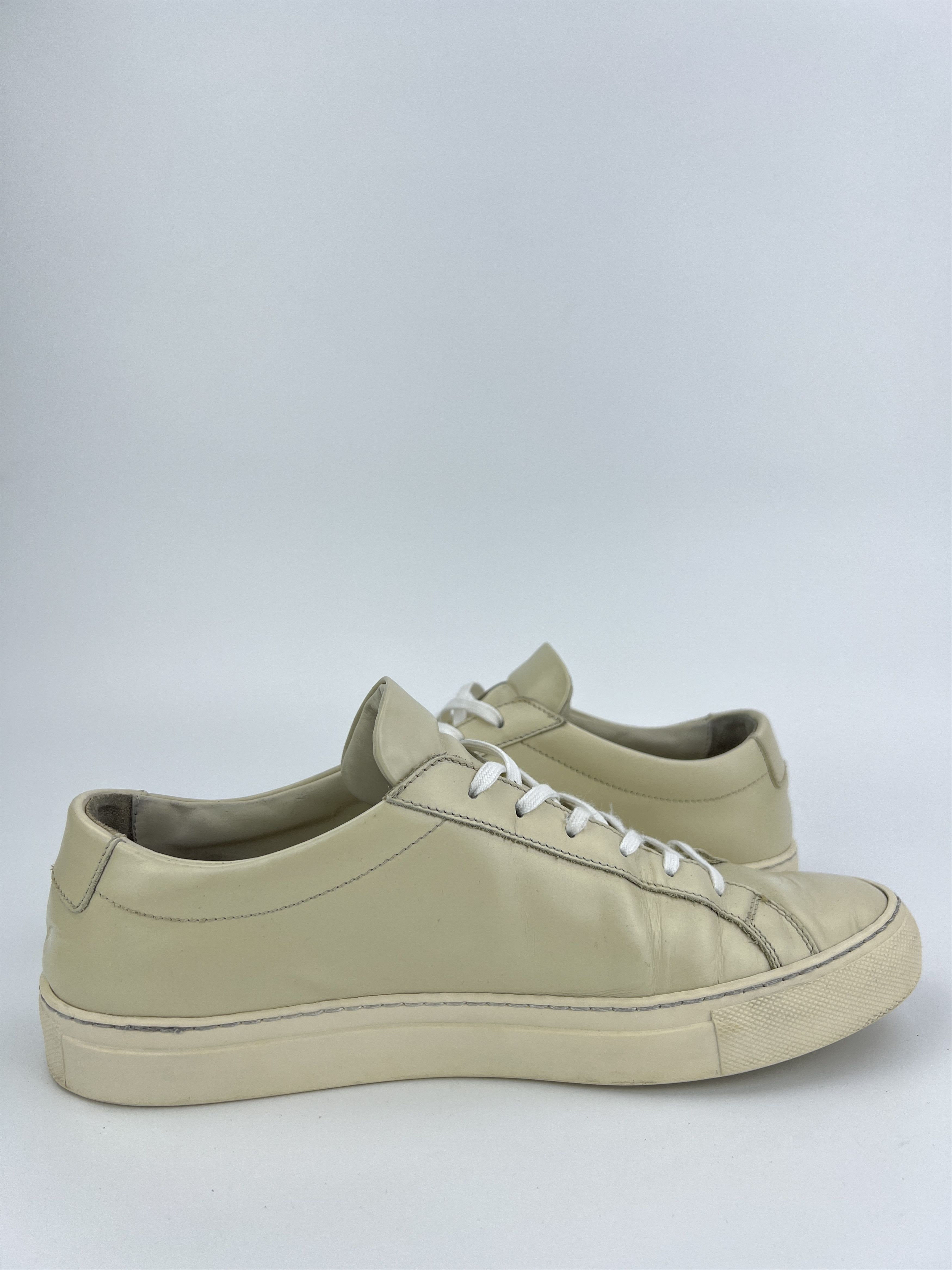 Common Projects Common Projects Achilles Low Top Beige Leather Sneakers Size US 7.5 / EU 40-41 - 6 Thumbnail