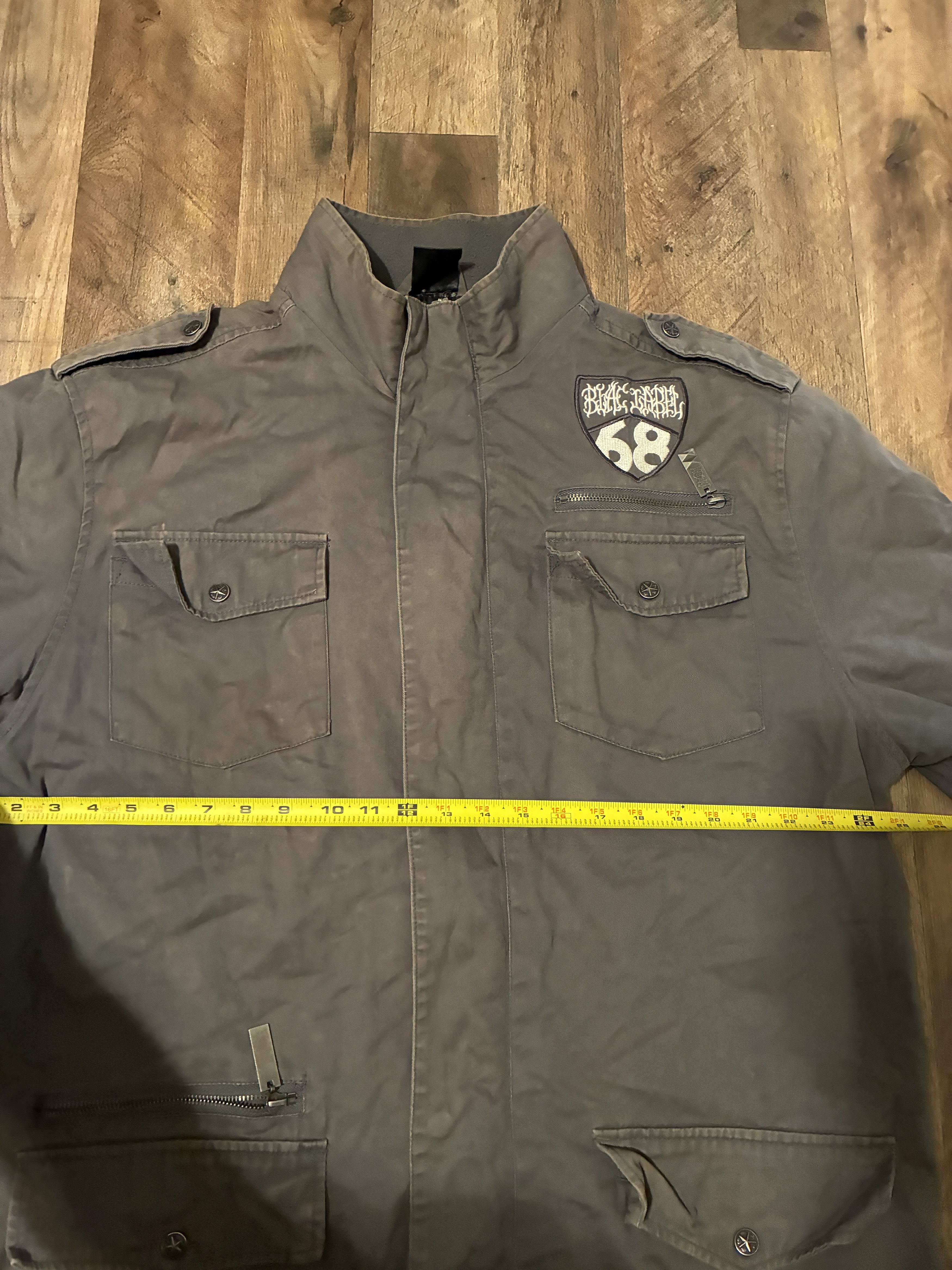 Black Label Blac Label 68 Jacket Coat Zip Pockets & Patches XL READ Size US XL / EU 56 / 4 - 9 Thumbnail