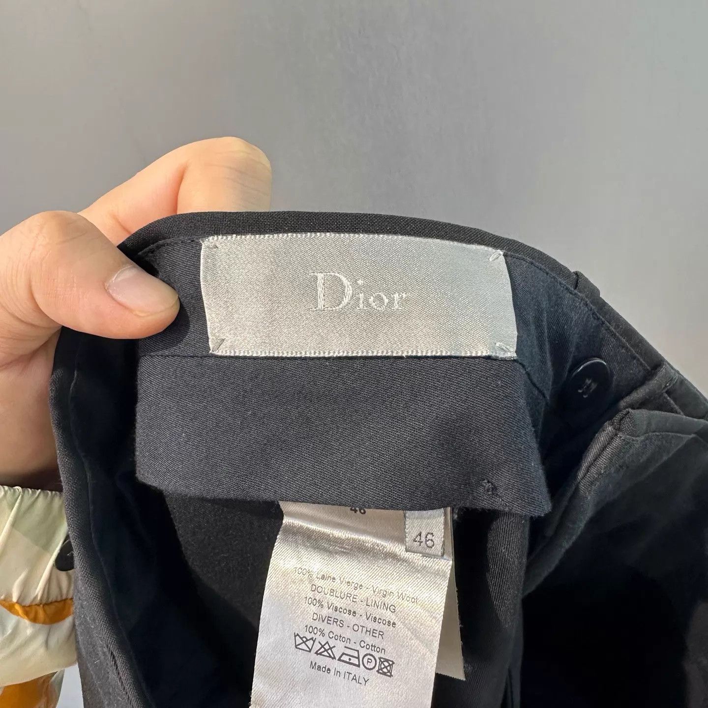 Dior DIOR solid wool suit pants 46 new Size US 30 / EU 46 - 3 Thumbnail