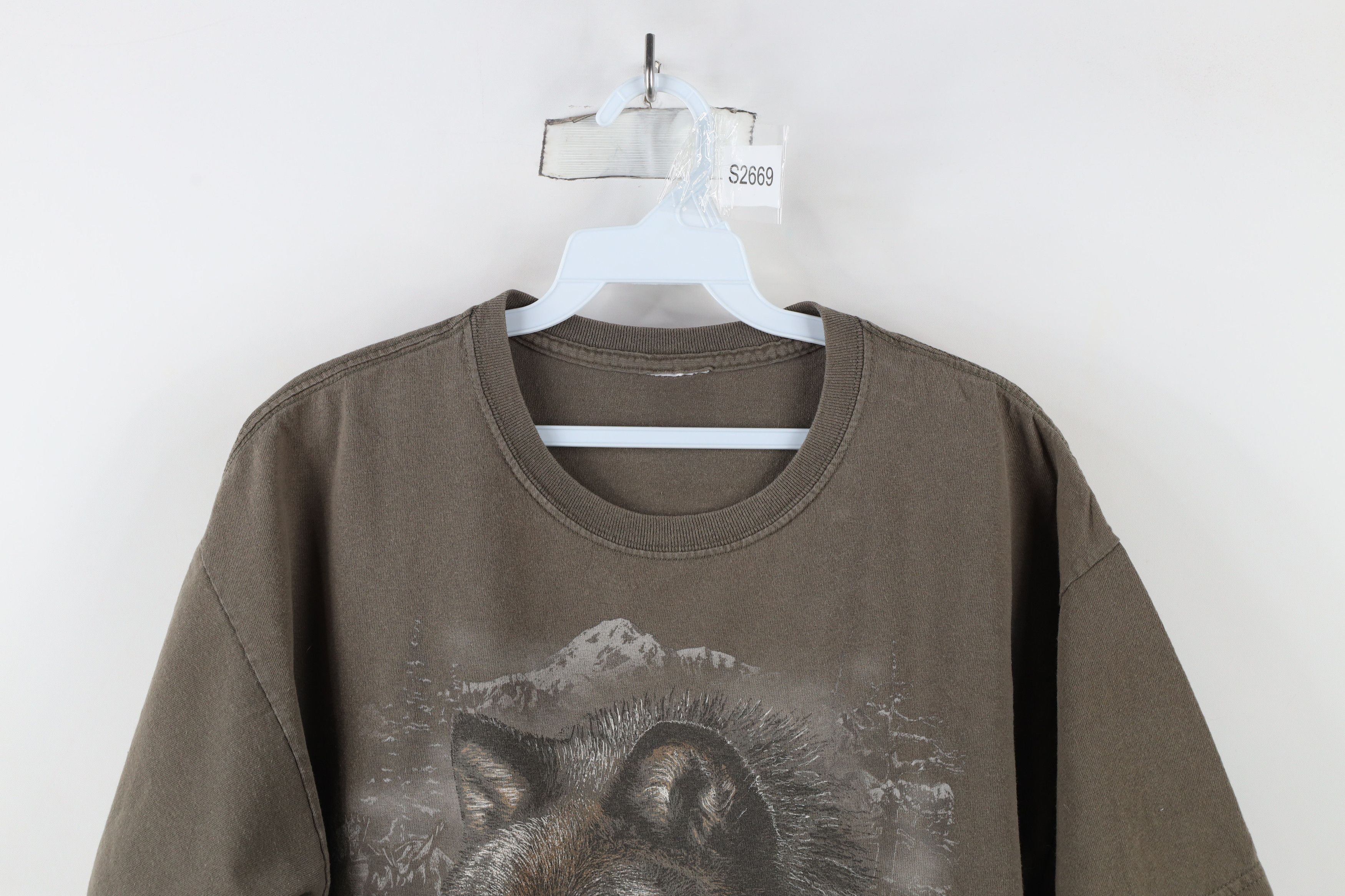 Vintage Vintage 90s Streetwear Bryce Canyon Wolf Nature T-Shirt Gray Size US L / EU 52-54 / 3 - 2 Thumbnail