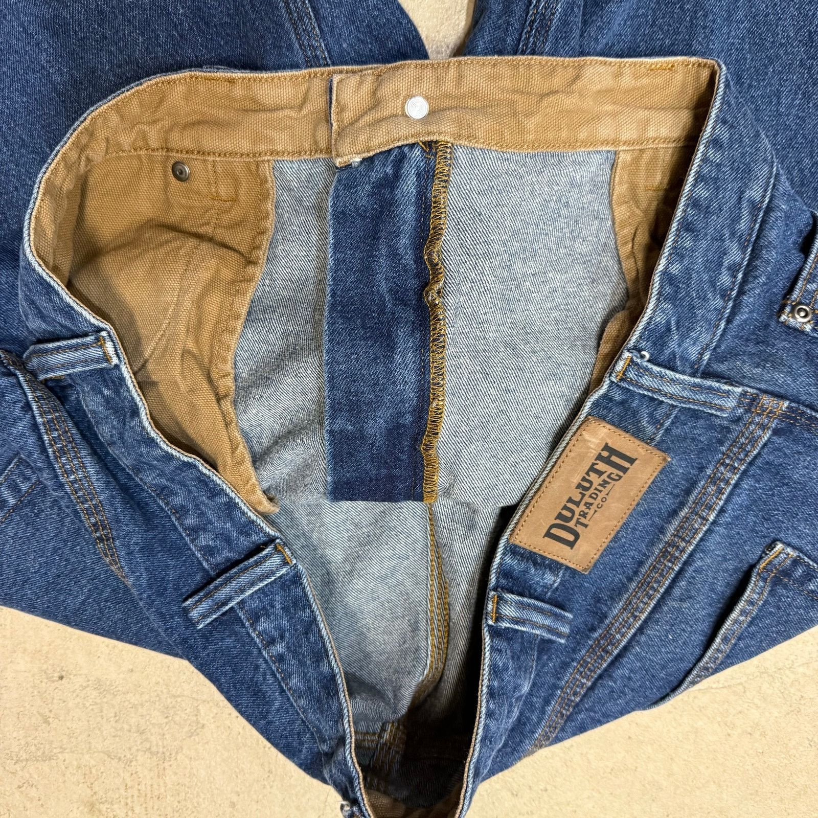 Duluth Trading Company Duluth Trading 42X30 Straight Jeans Work Heavyweight Cotton Size US 42 / EU 58 - 4 Thumbnail