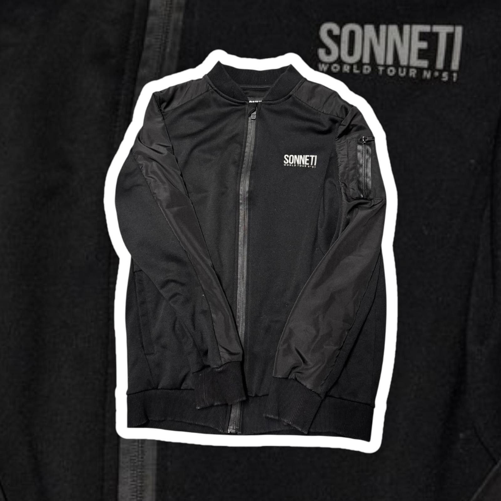 Sonneti Sonneti Black Bomber Jacket for Teens 13-15 Years Size ONE SIZE - 1 Thumbnail