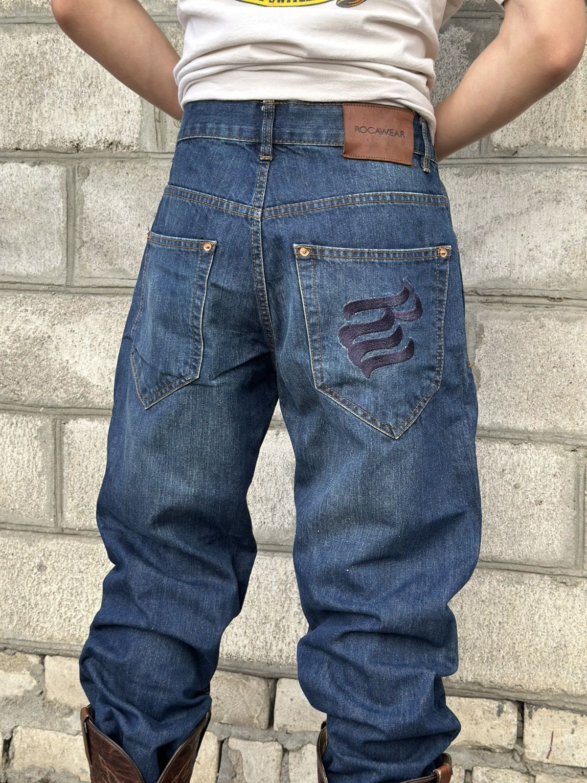 Rocawear Vintage Roca Wear Jeans W30xL32 Loose Fit Y2K 90s Rap Size US 30 / EU 46 - 6 Thumbnail