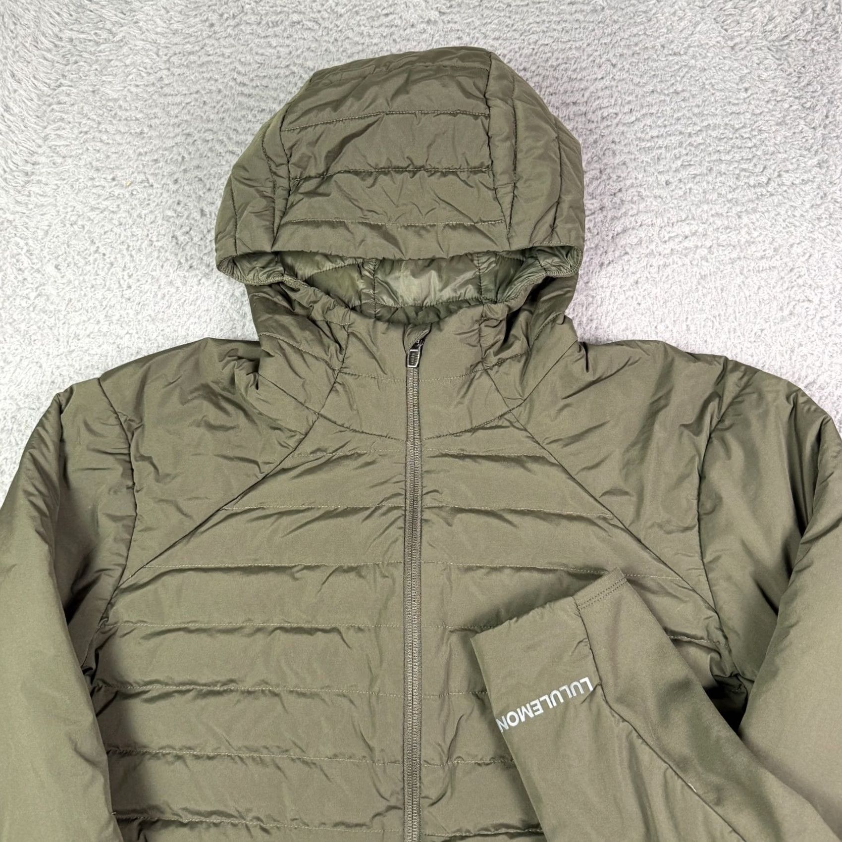 Lululemon VINTAGE? No. Lululemon Down For It All Hoodie Mens M Green Goose Down Puffer Insulated Jacket Shirt? Size US M / EU 48-50 / 2 - 2 Thumbnail