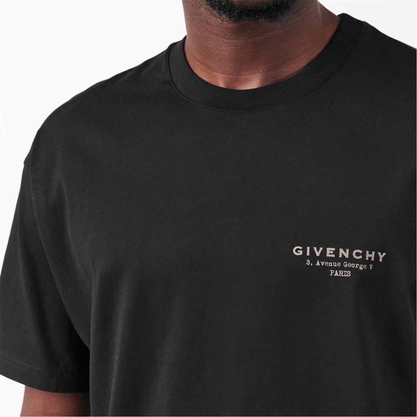 Givenchy o1g2r1mq0426 Stamp Print T-Shirt in Black Size US XL / EU 56 / 4 - 4 Thumbnail