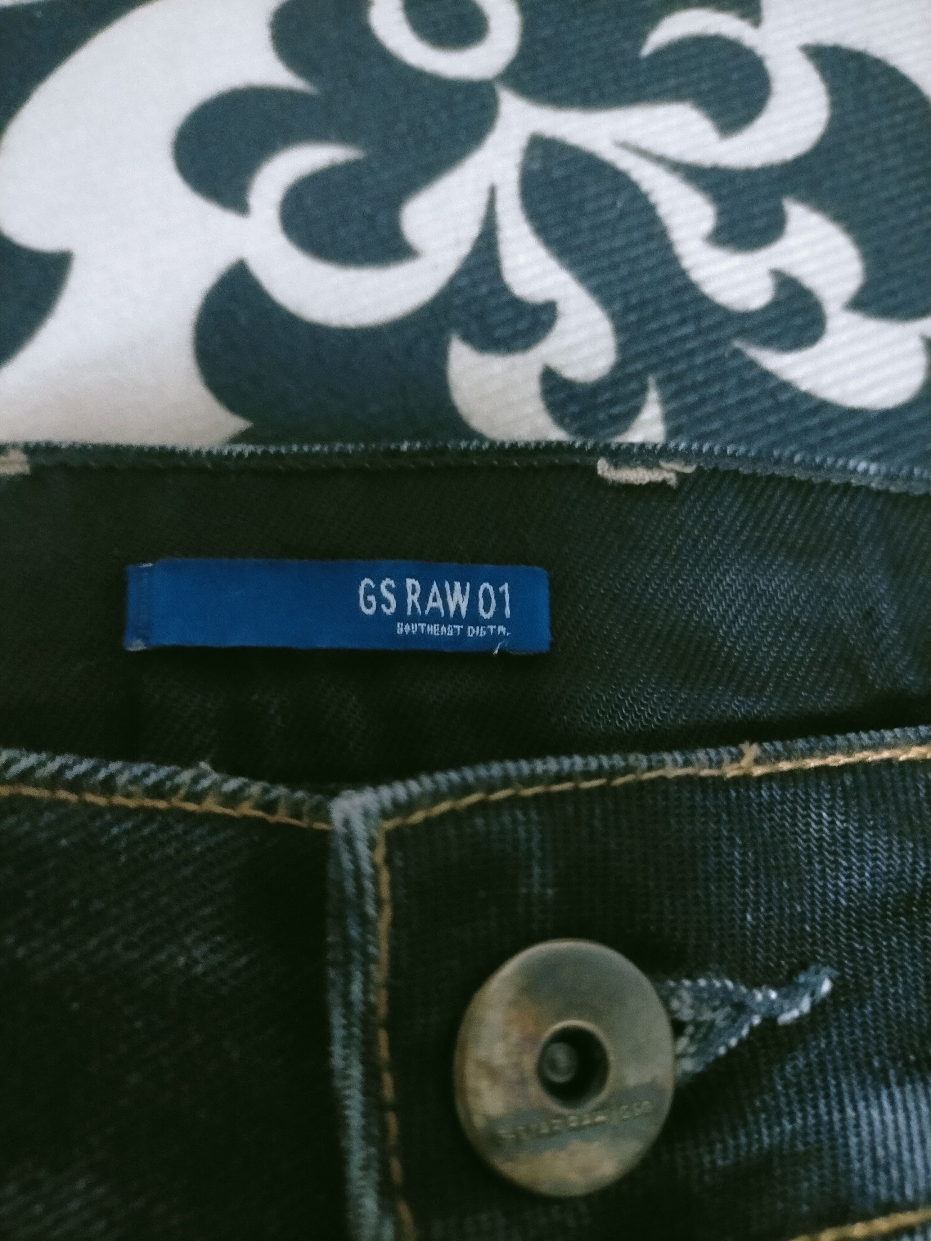 G-Star × Japanese Brand 🔥Gstar Raw Denim Mudwash Distressed Jeans Size US 31 - 12 Thumbnail